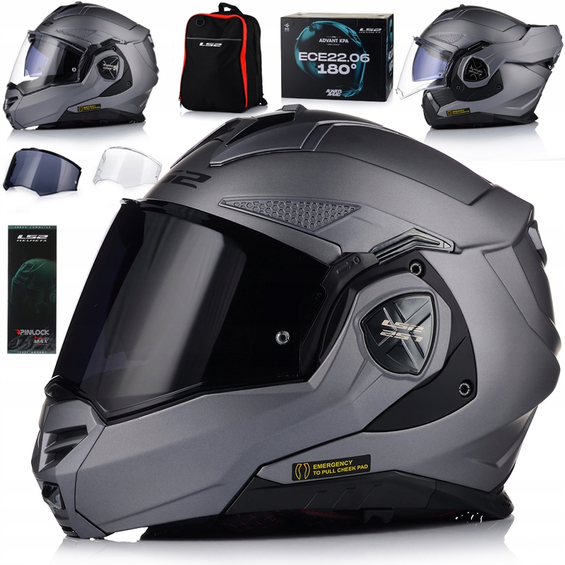 Motocyklová Prilba LS2 FF901 Advant X 180 Čeľusťová Pinlock Batoh