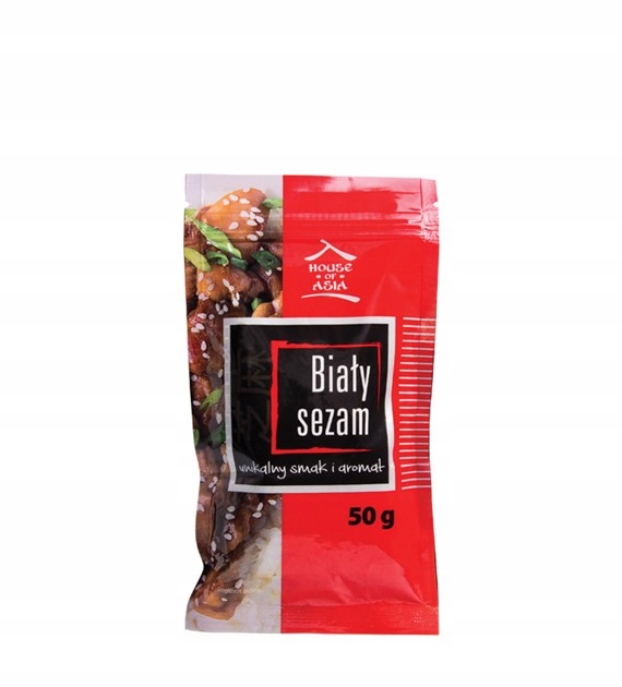 

Biały sezam 50 g House of Asia