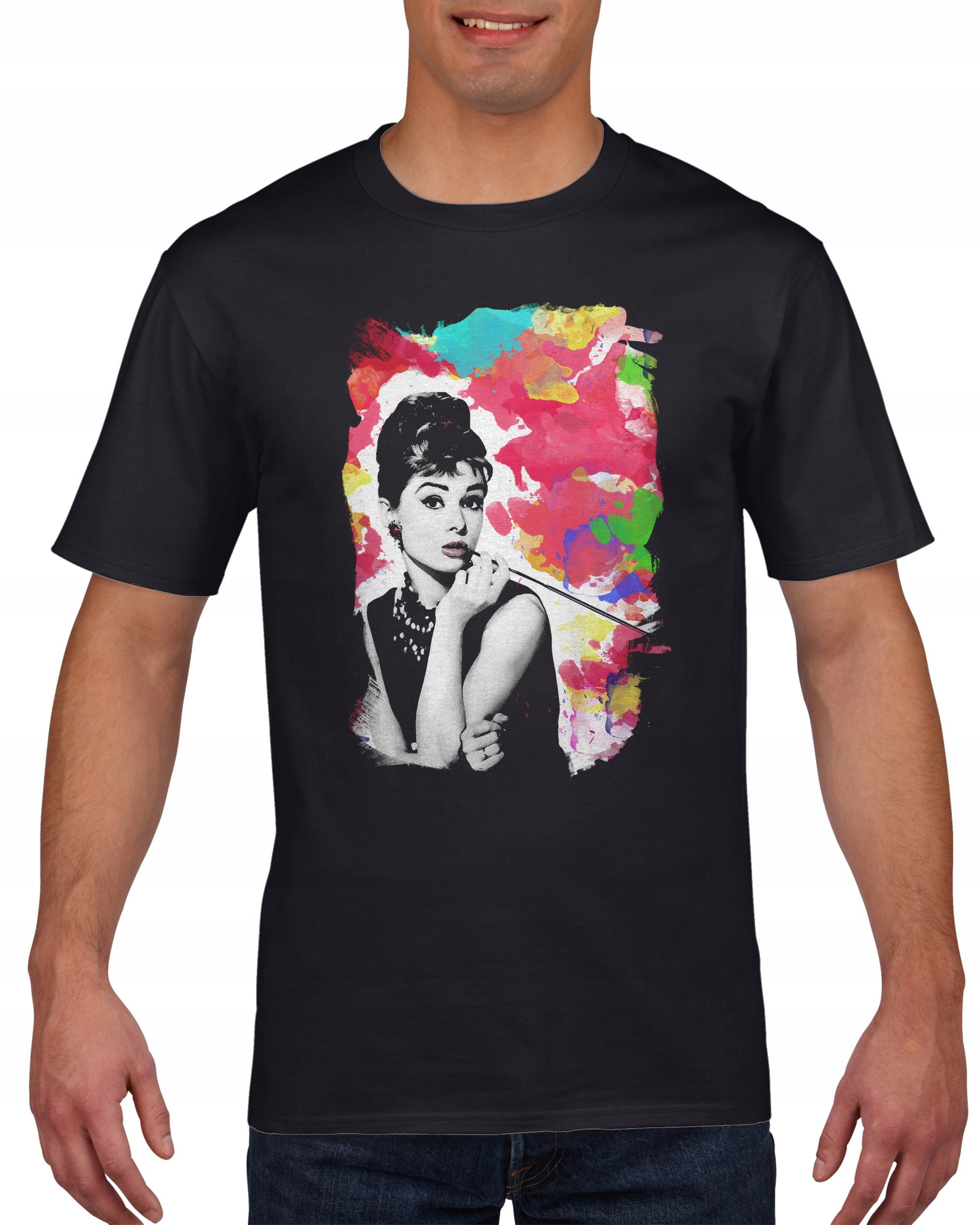 

Koszulka męska Audrey Hepburn c L