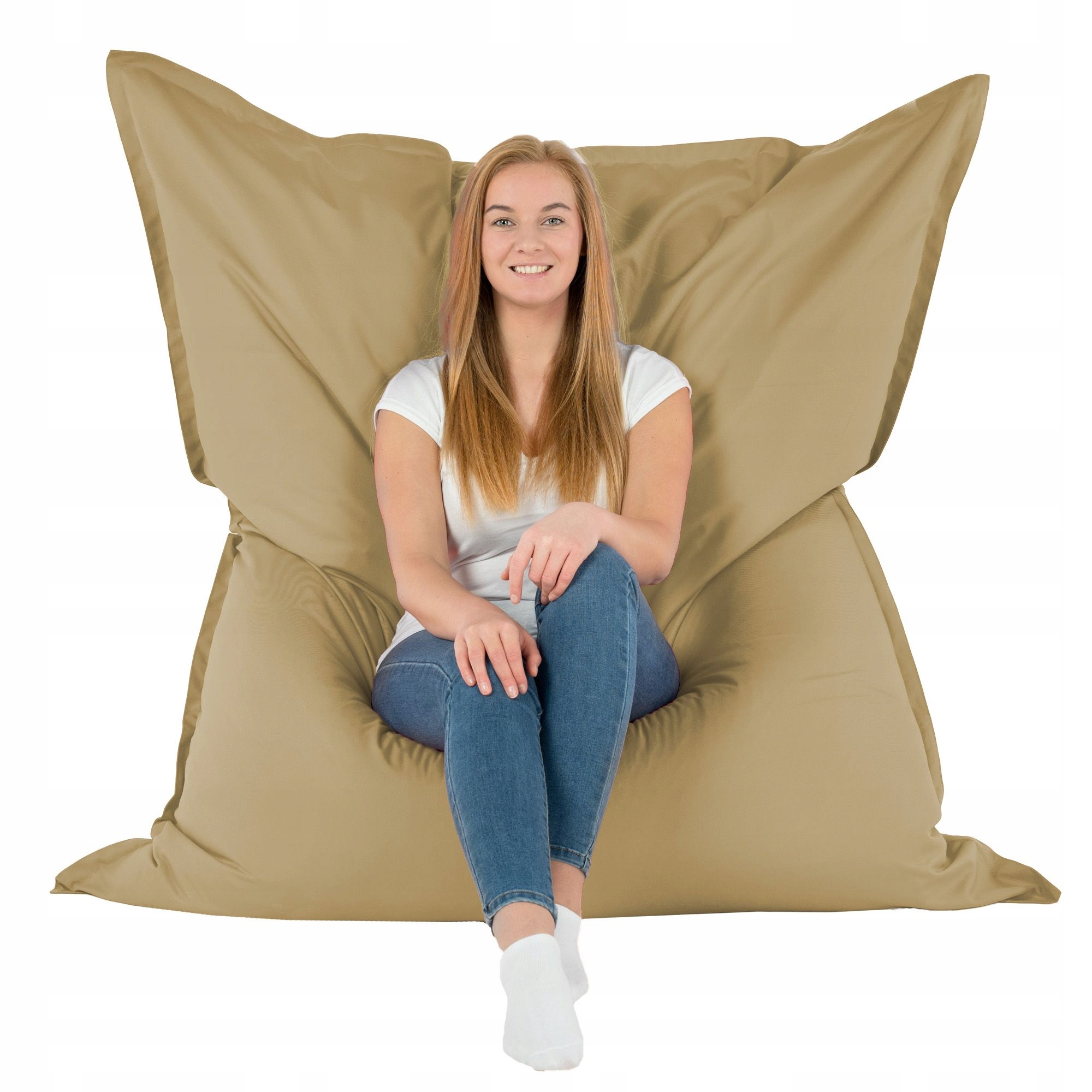 

Beżowa Poducha Do Siedzenia Outdoor XXL