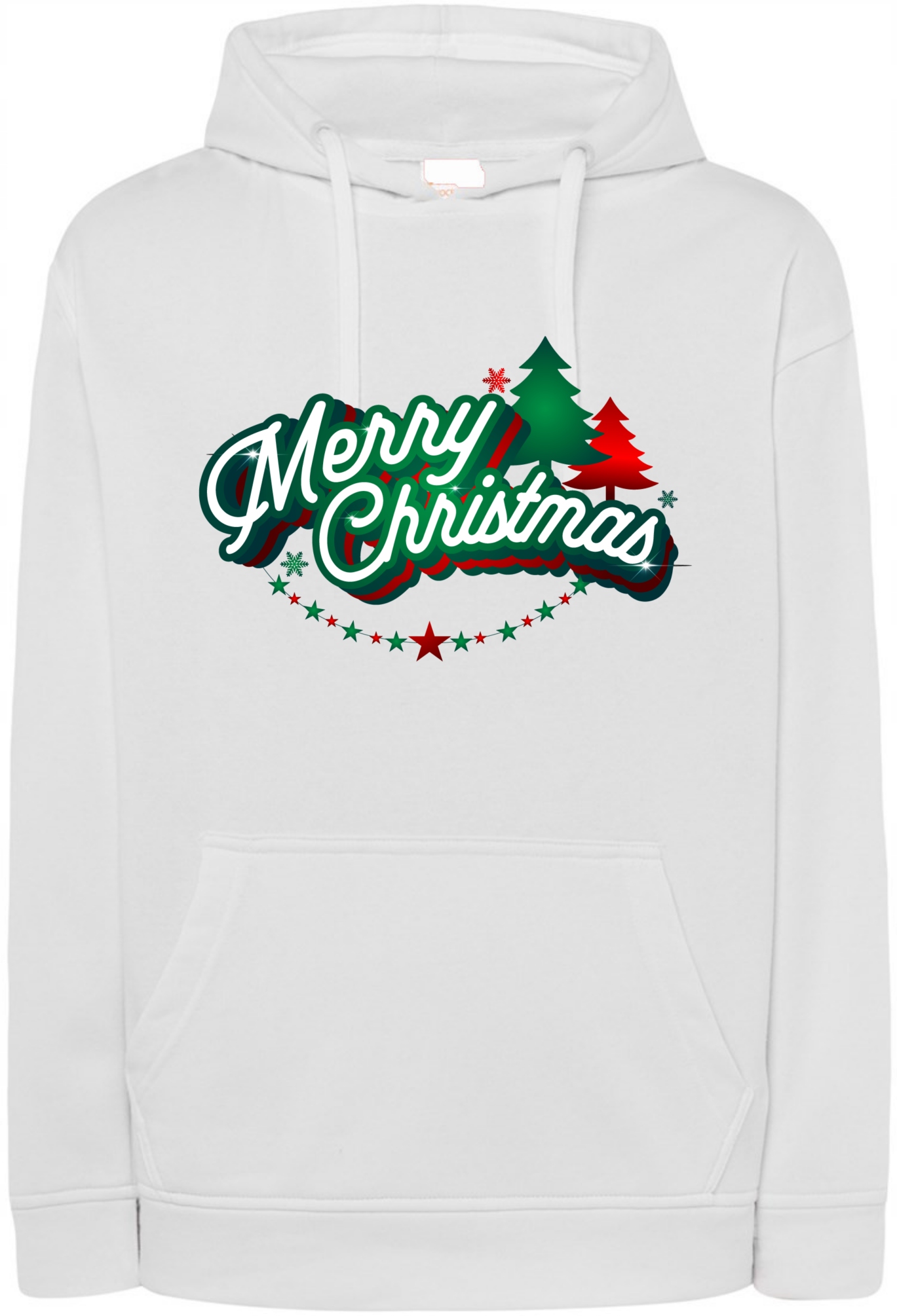 Vánoční Mikina s kapucí různé barvy Veselé Vánoce rL