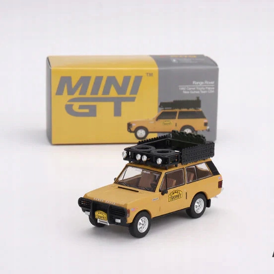 MINI GT RANGE ROVER Camel Trophy Sumatra 1981 Winner 1:64