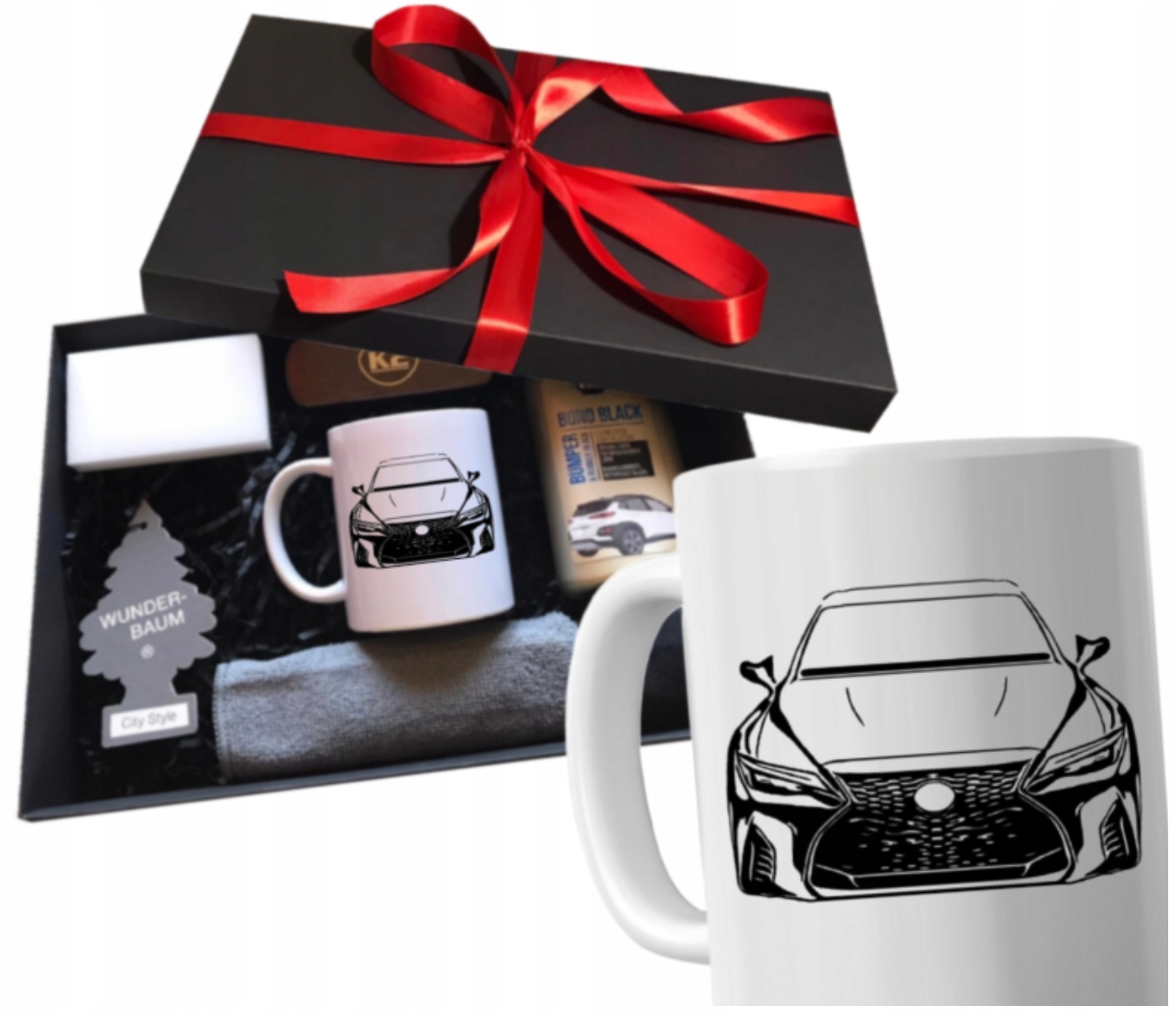 Sada hrnečků pro řidiče auta Lexus – dárek pro chlapa – narozeniny