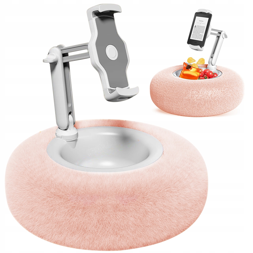 Stojak Poduszka Na Telefon Tablet Regulowany Z Miękką Podkładką I Miskę