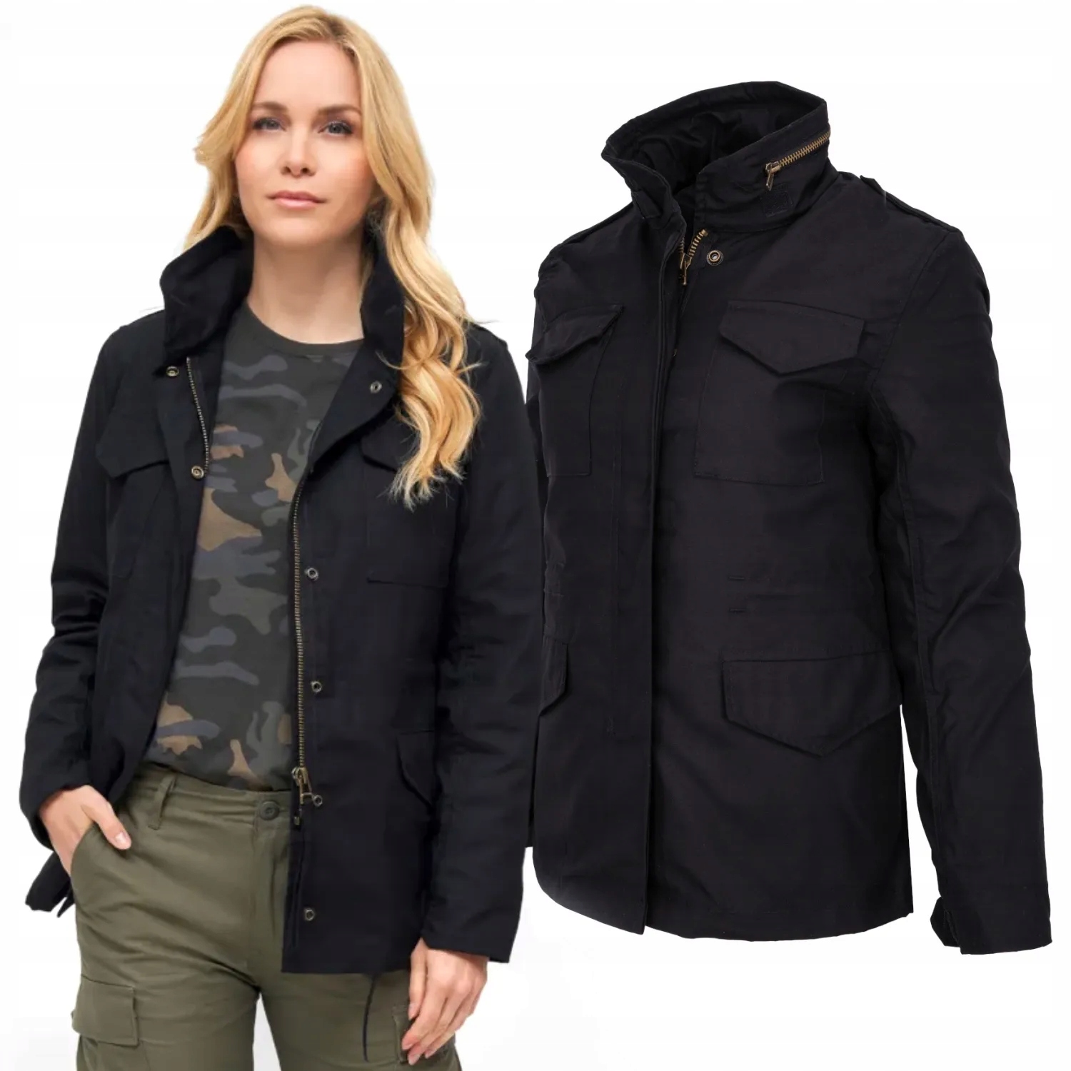 Dámská bunda Brandit M65 Classic Black Xs (32)