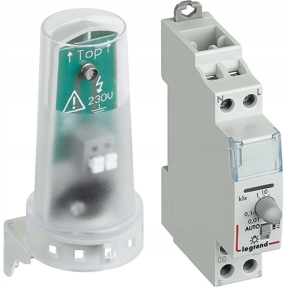 Automat Na Súmrak TS-35 230V Ac 5A (1 Program) Nový 412623 Legrand 003723