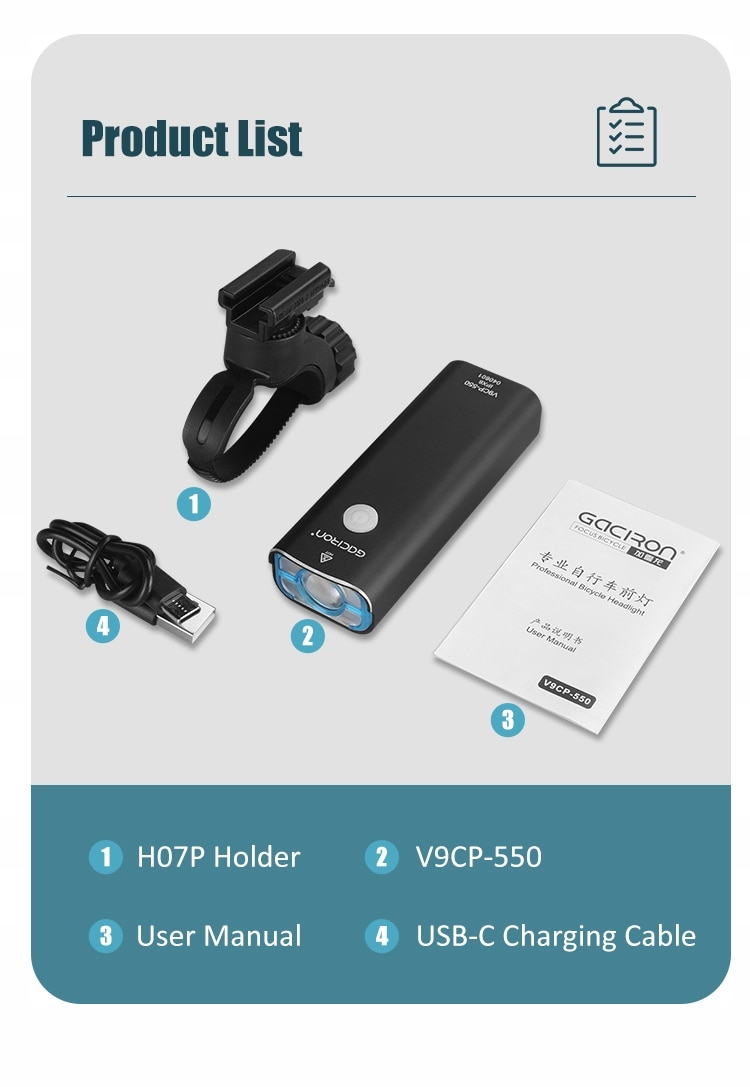 Gaciron V9CP-550 Model V9CP-550