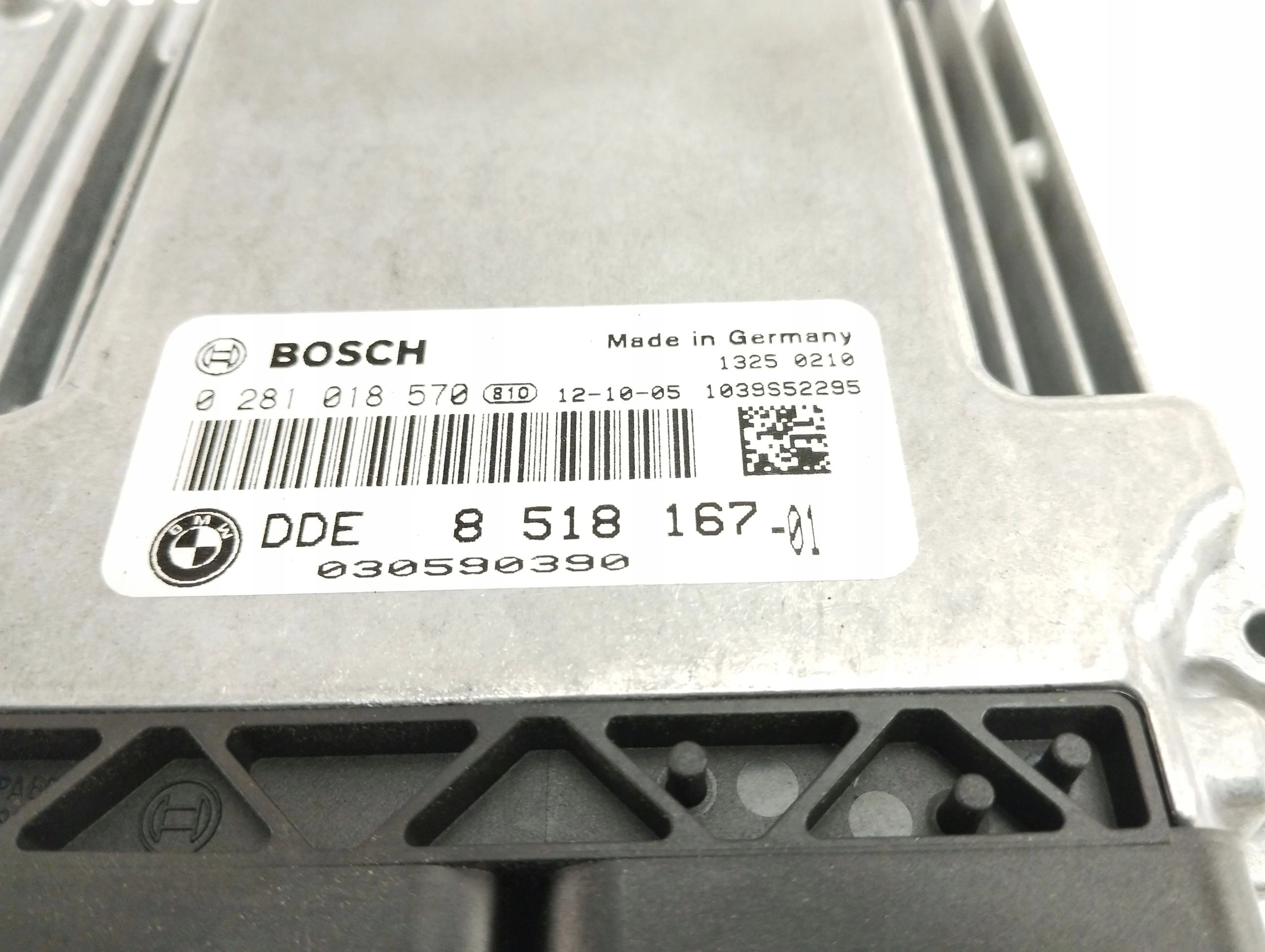 Computer Bedienteil DES MOTORS BMW E82 2.0 D 143KM 8518167