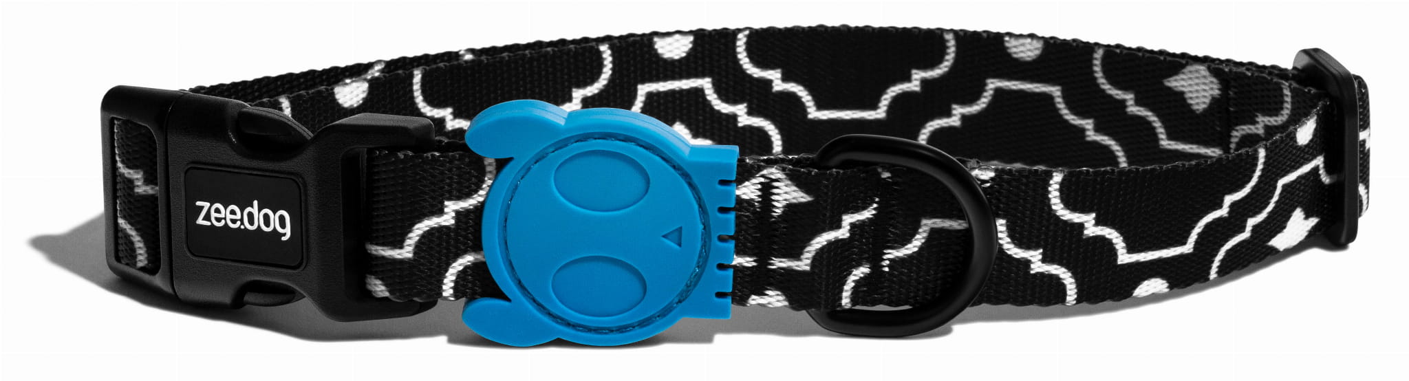 

Zee Dog Obroża dla psa czarno-biała Mahleb L