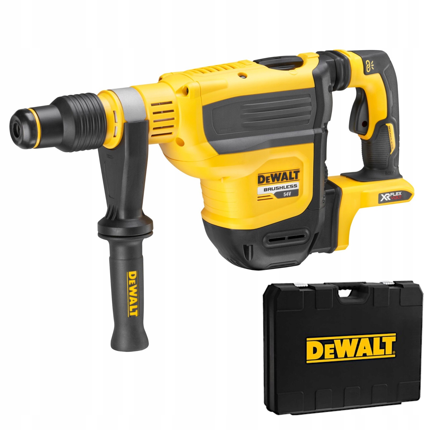 DeWALT Młotowiertarka 45mm 18V 54V Xr Flexvolt SDS-Max body walizka DCH614N
