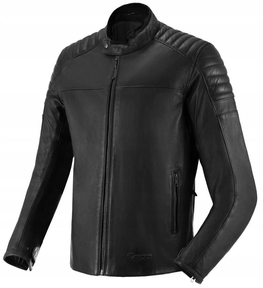 Seca Wanted II Black Pánska Kožená Motocyklová Bunda Čierna