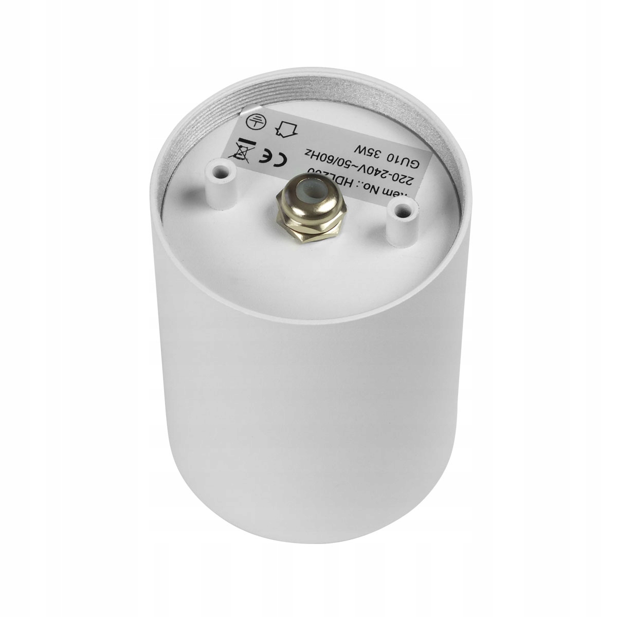 OPRAWA IP65 HERMETYCZNA NATYNKOWA TUBA GU10 BIAŁA Kolor biały