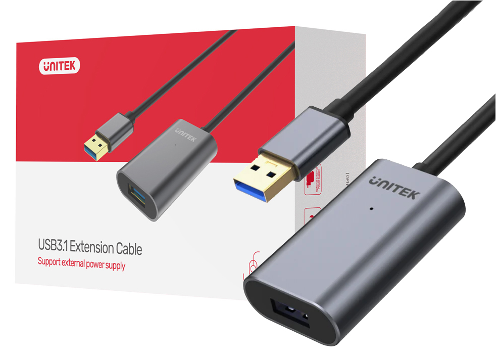 Unitek Y-3005 zesilovač signálu Usb 3.0 10 m