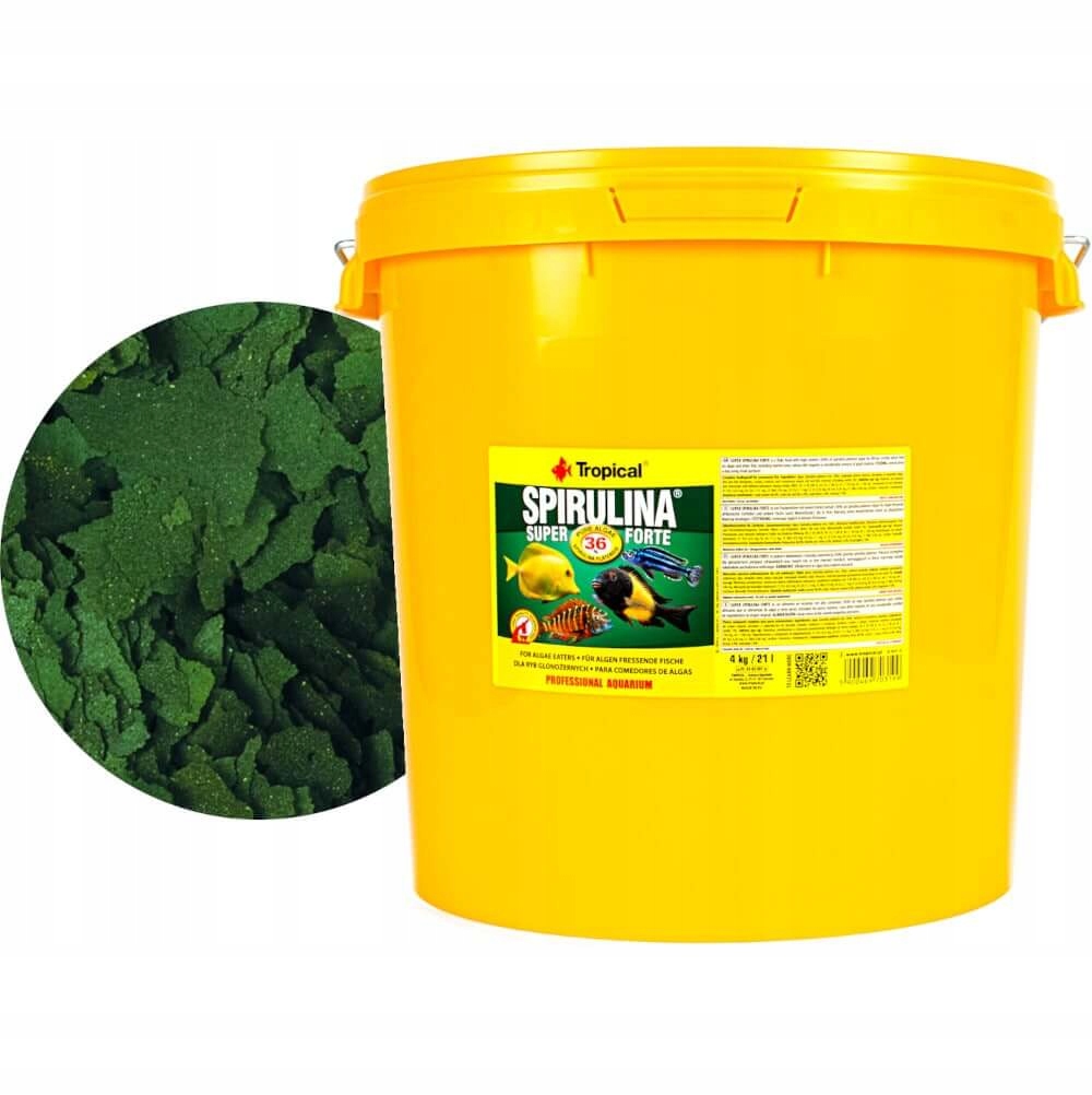Levně Tropical Spirulina Forte 36% 21L 4kg Krmivo