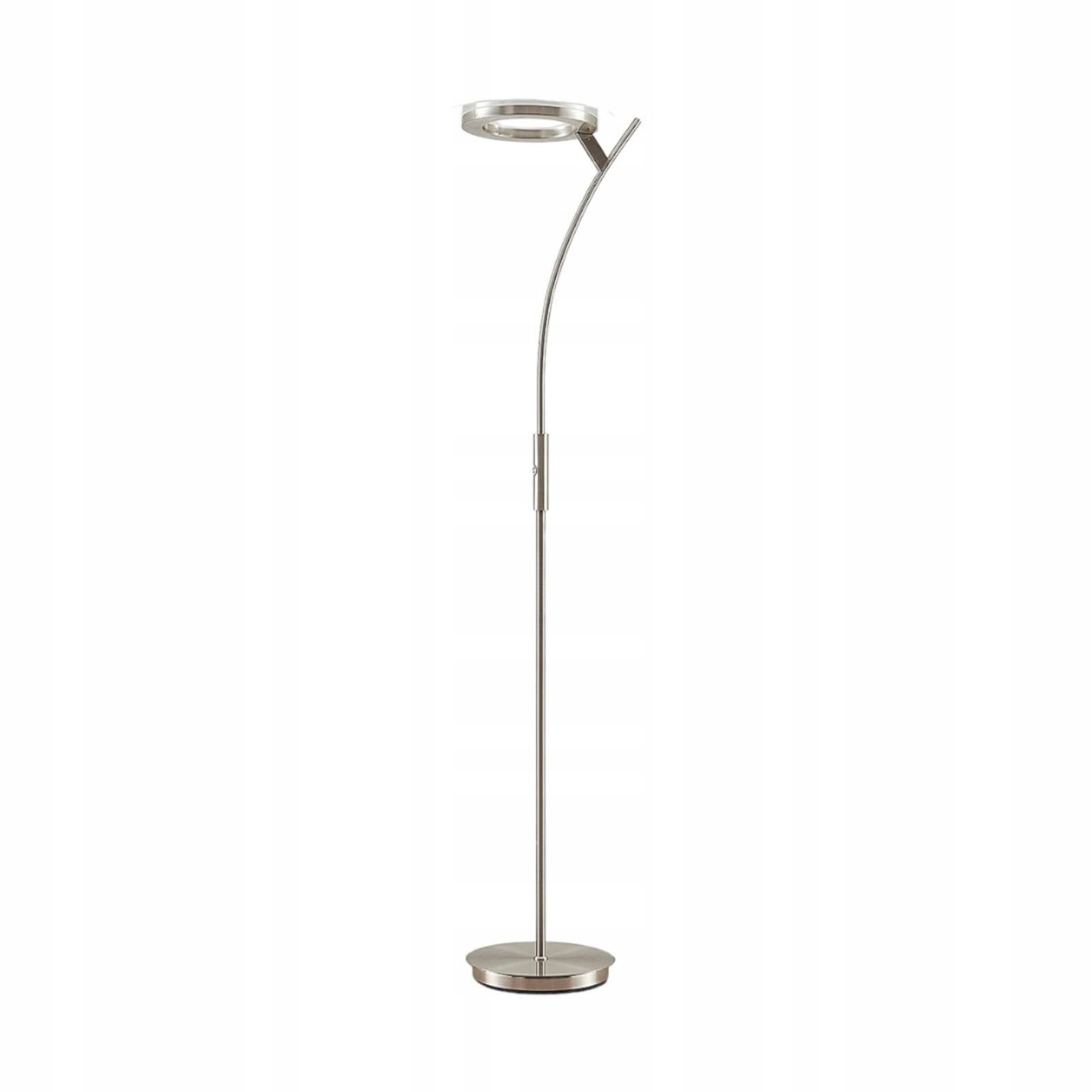 Lampa stojąca Led Lindby Darion, szary, metal, ściemniany, 180cm