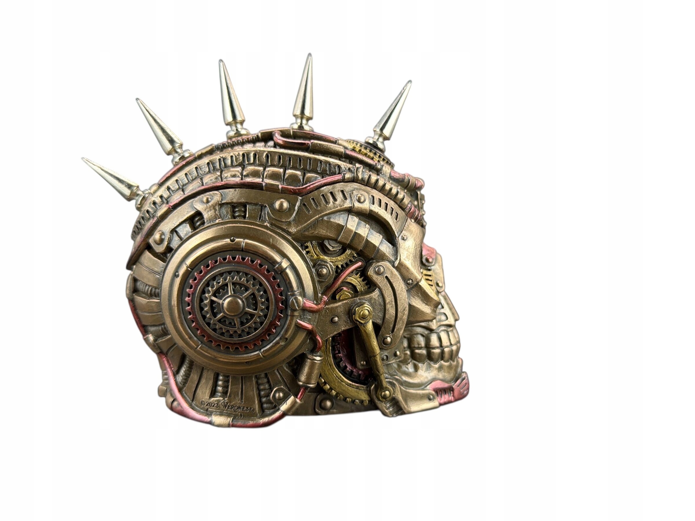 Krabička v tvare lebky Draugra Steampunk Veronese WU78024A4