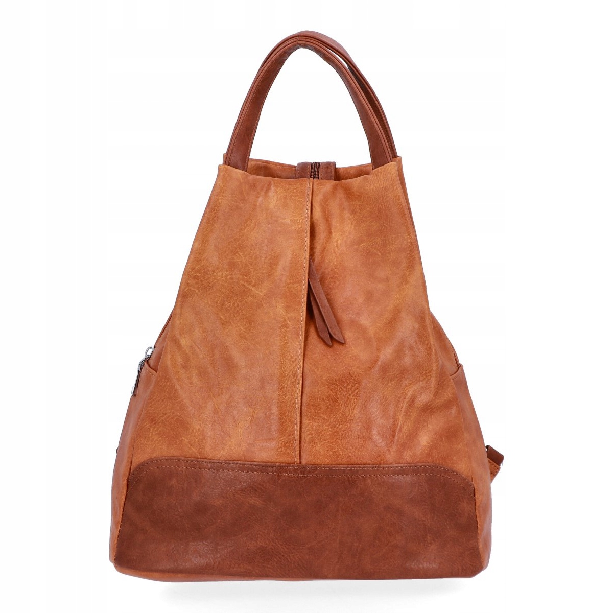 Plecak Damski Plecaczek Skórzany Miejski Jasnorudy Herisson HR1452B586