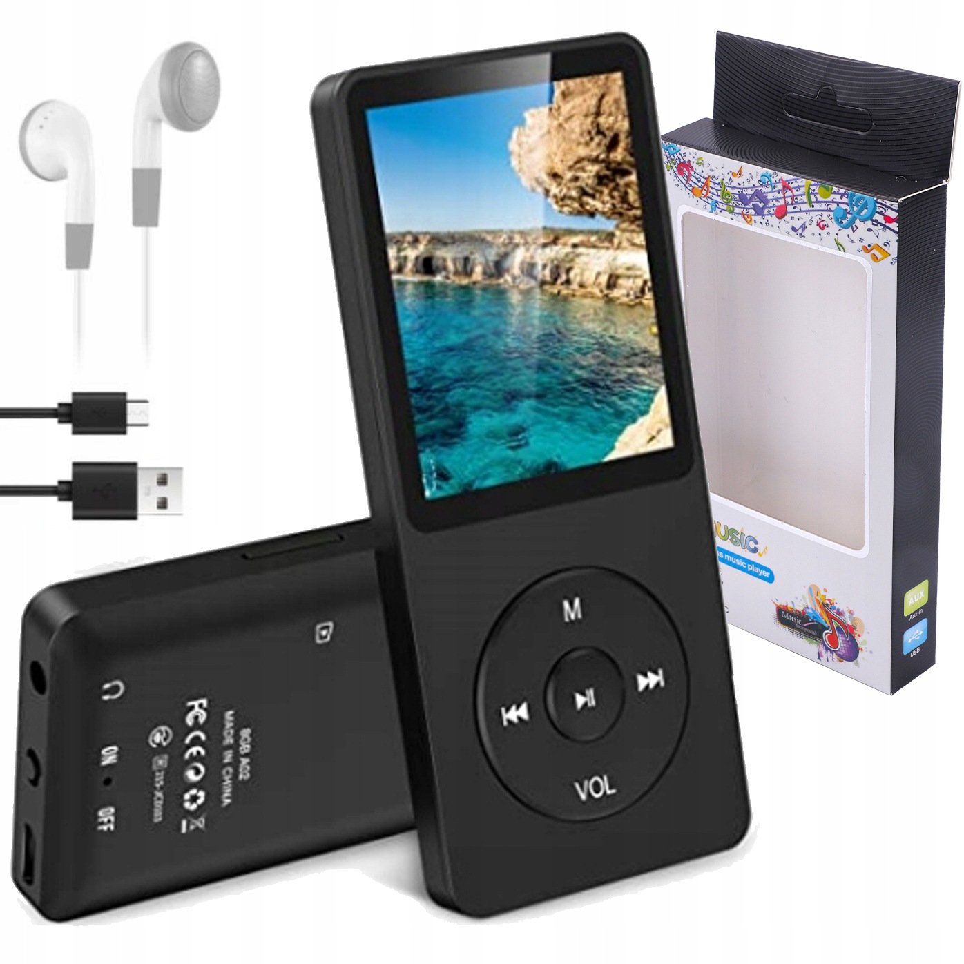 Bluetooth CD Přehrávač Přenosné Fm Rádio 16GB Reproduktory Rgb Led MP3