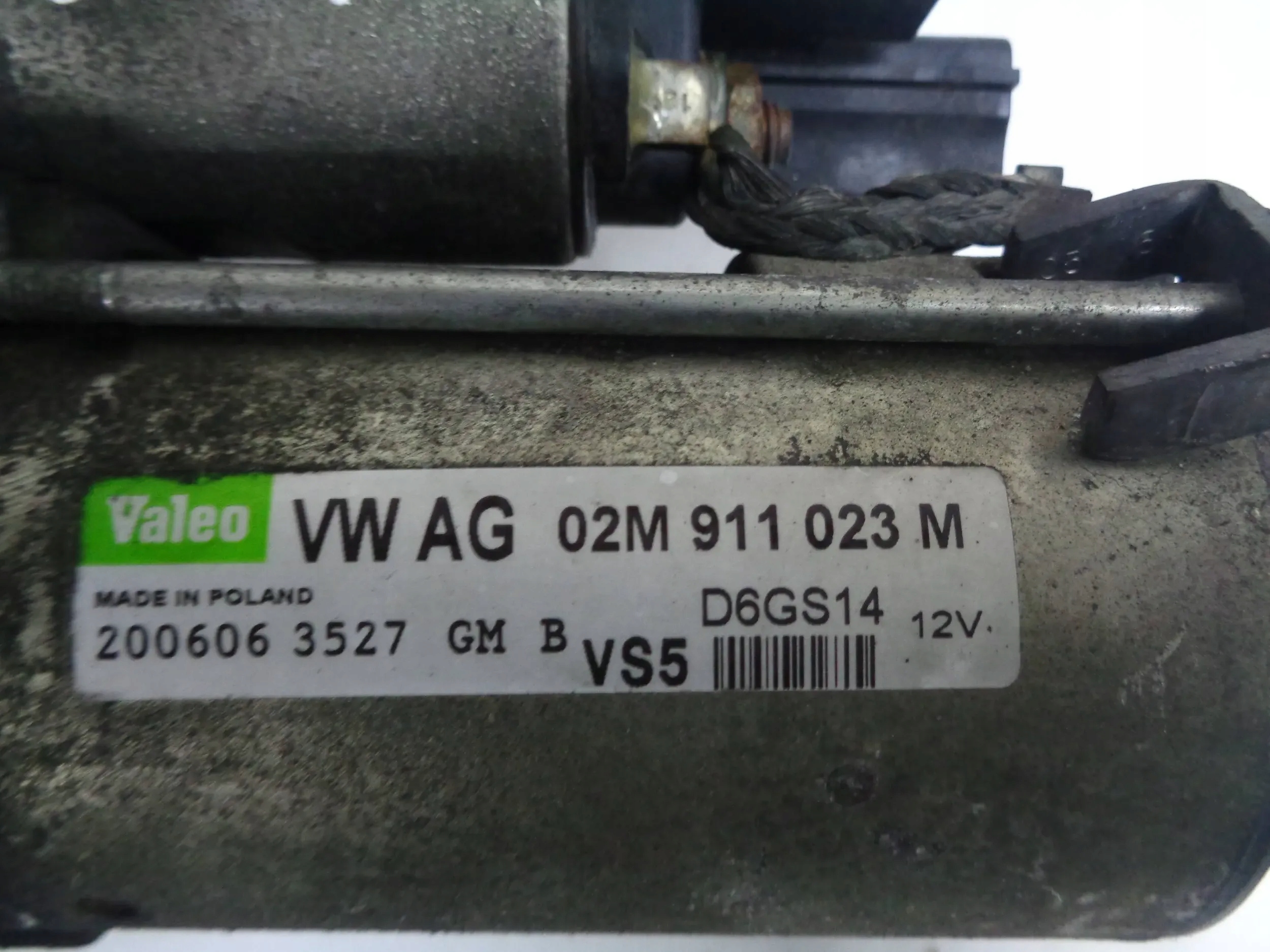 AUDI TT 8J 06-14 STARTER 2.0 TSI TFSI 02M911023M