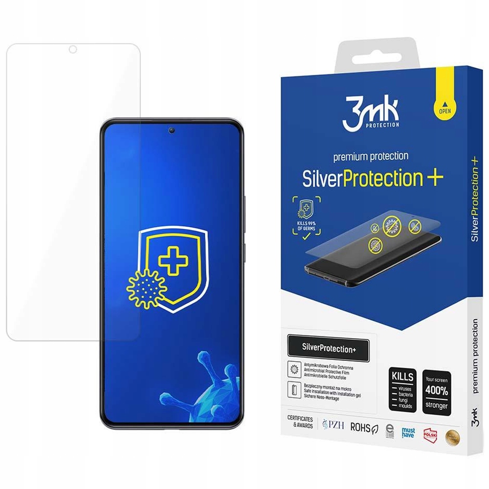 3MK Folia Ochronna Do Samsung Galaxy S22+ 5G Silverprotection+ Ochrona