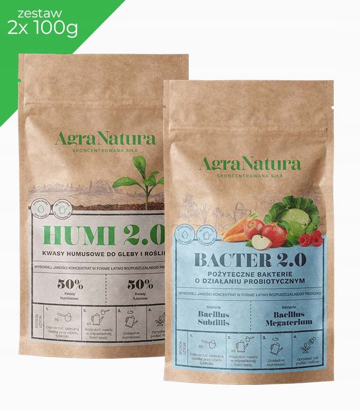 Kwasy Humusowe Bakterie wydajność 200g=400l