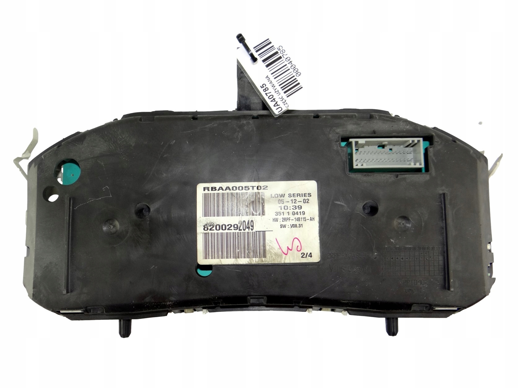dials PREDKOSCIOMIERZ RENAULT MEGANE 8200292049