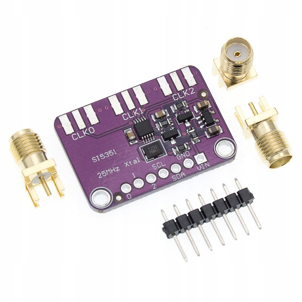 

Generator Sygnałowy 8 kHz -160 MHz Si5351A I2C Sma