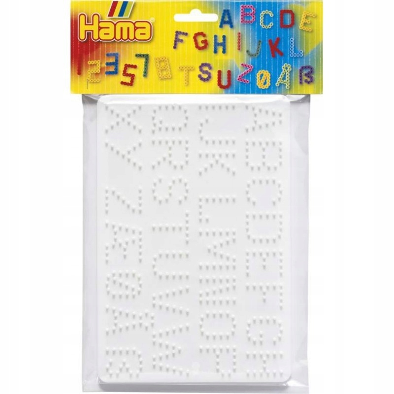 

4455 Koraliki Hama MIDI Podkładka Literki