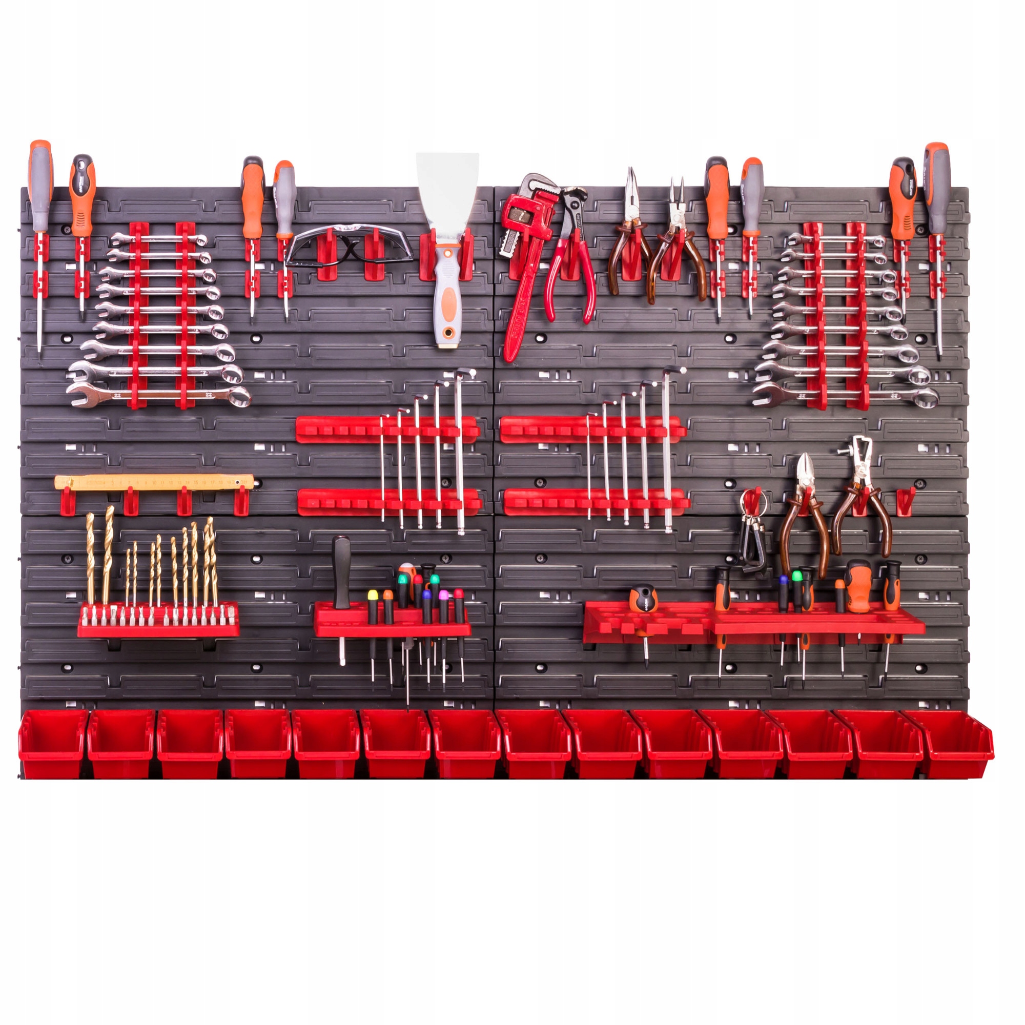 Tablica narzędziowa 117x78 cm warsztat garaż regał Rodzaj tablica z elementami