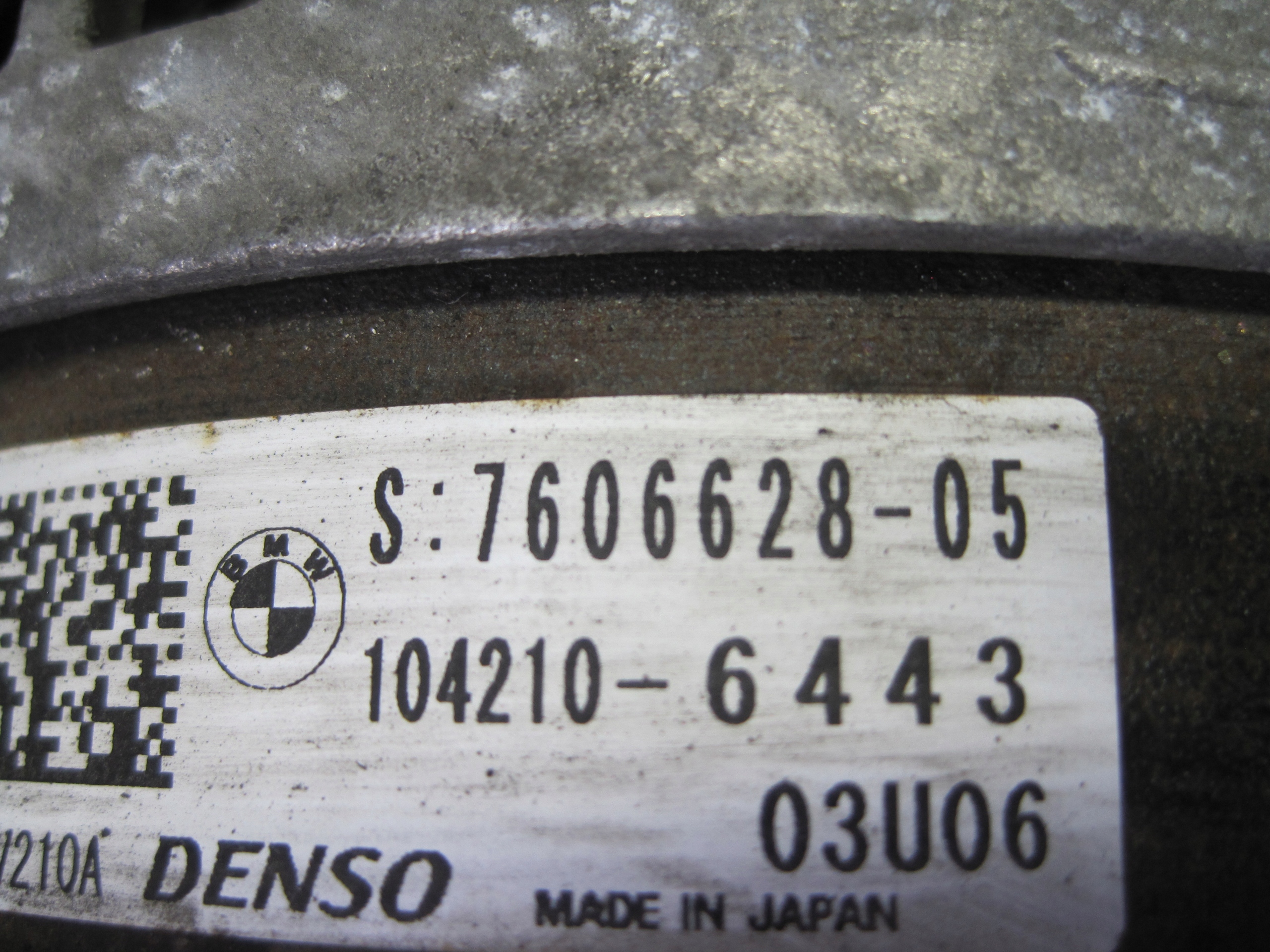 Alternator BMW X6M F16 4,4i 7606628