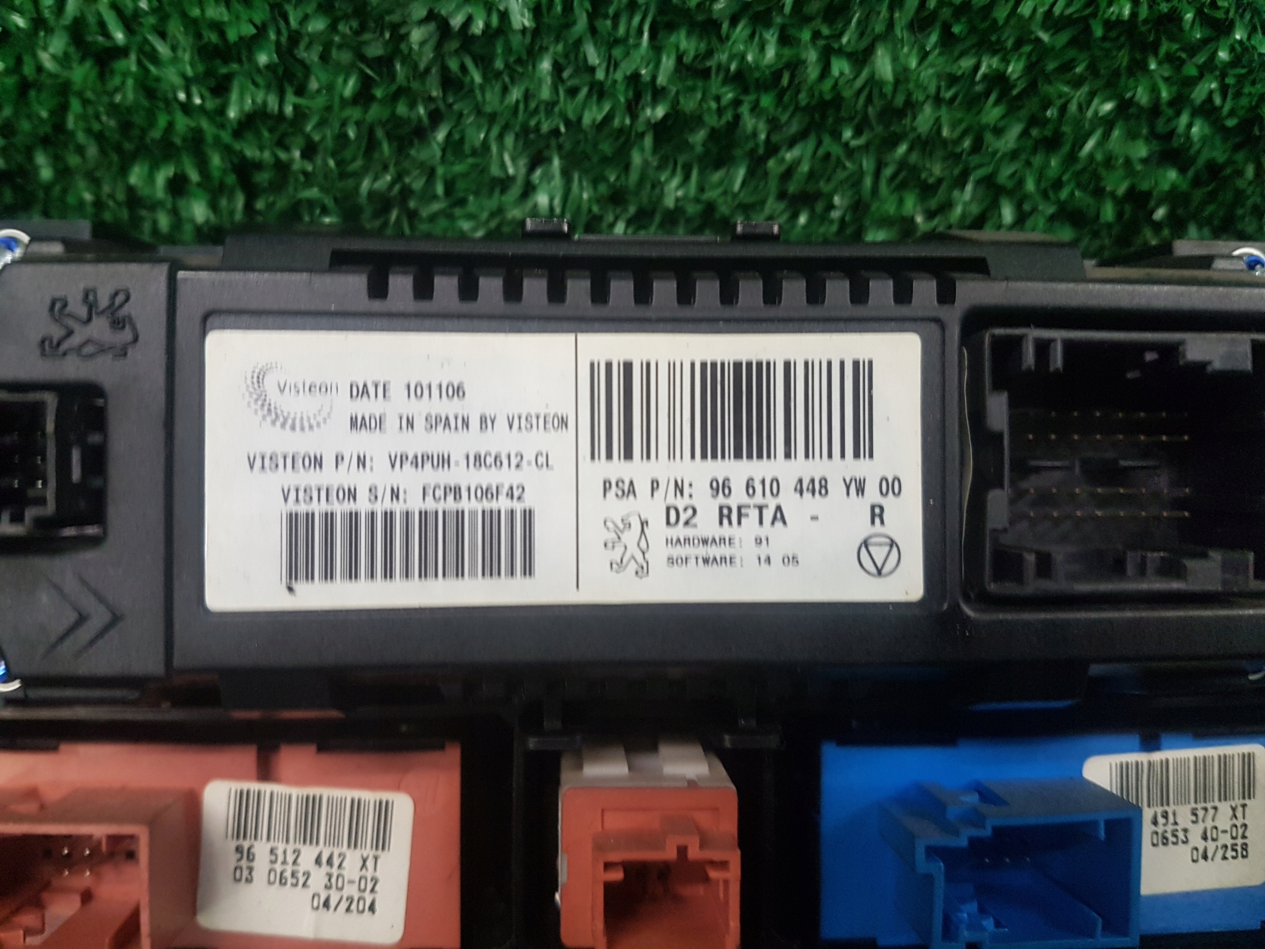 control panel air conditioning devices PEUGEOT 407