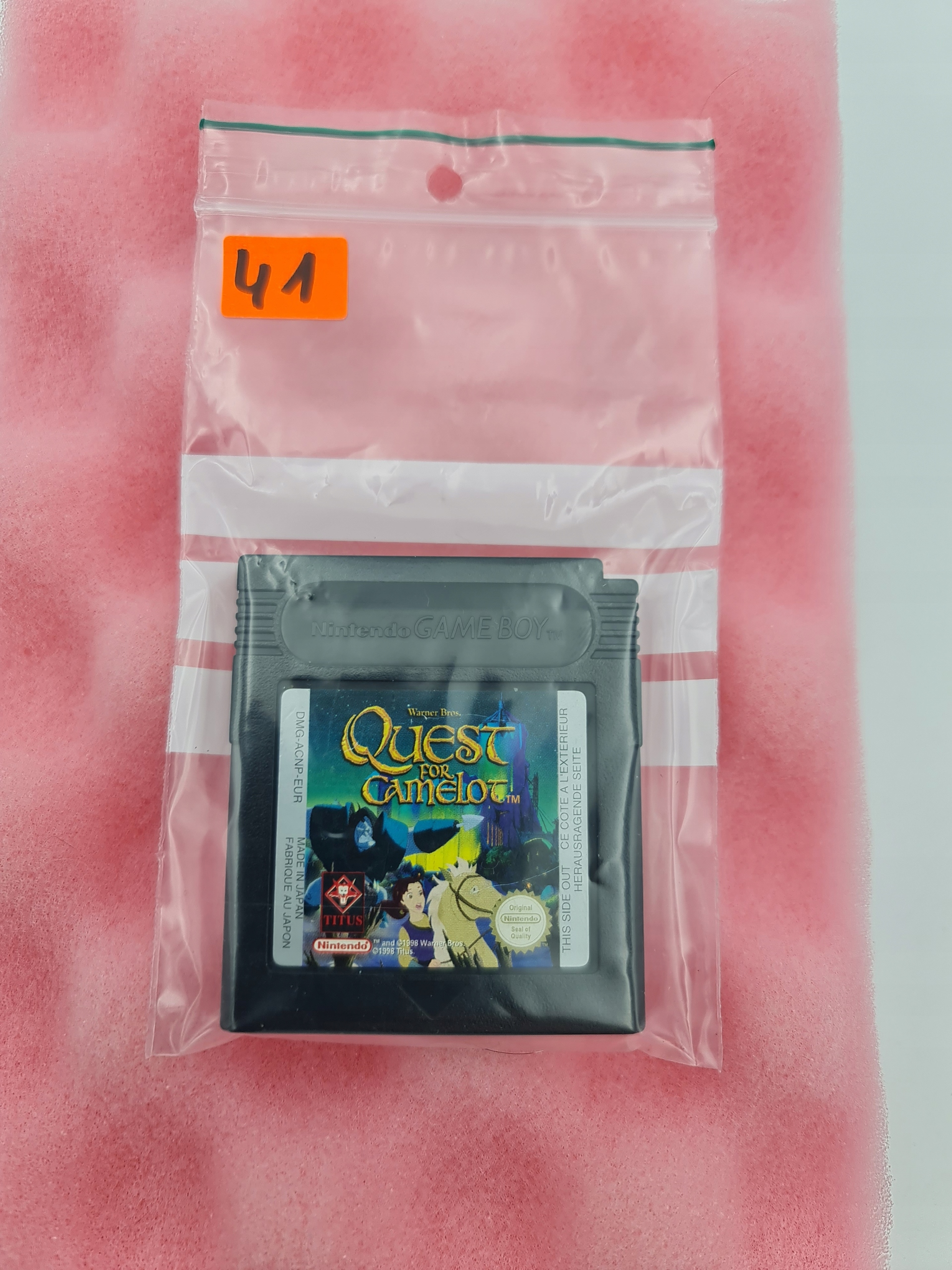 GAME BOY QUEST FOR CAMELOT Producent Nintendo