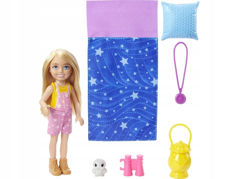 

Lalka Barbie Kemping Chelsea HDF77