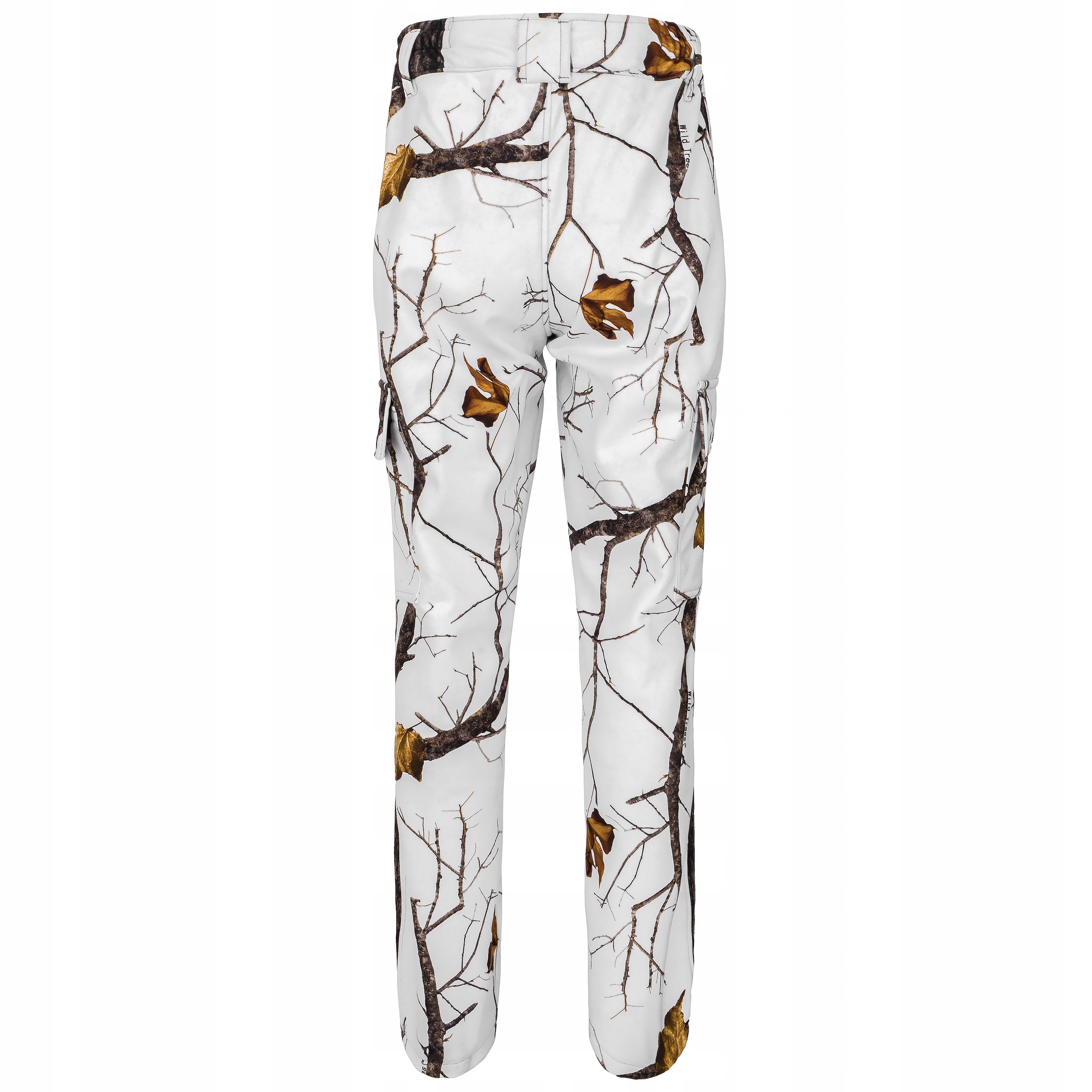 Komplet myśliwski kamuflaż snow - softshell 3XL Linia plus size (duże rozmiary)