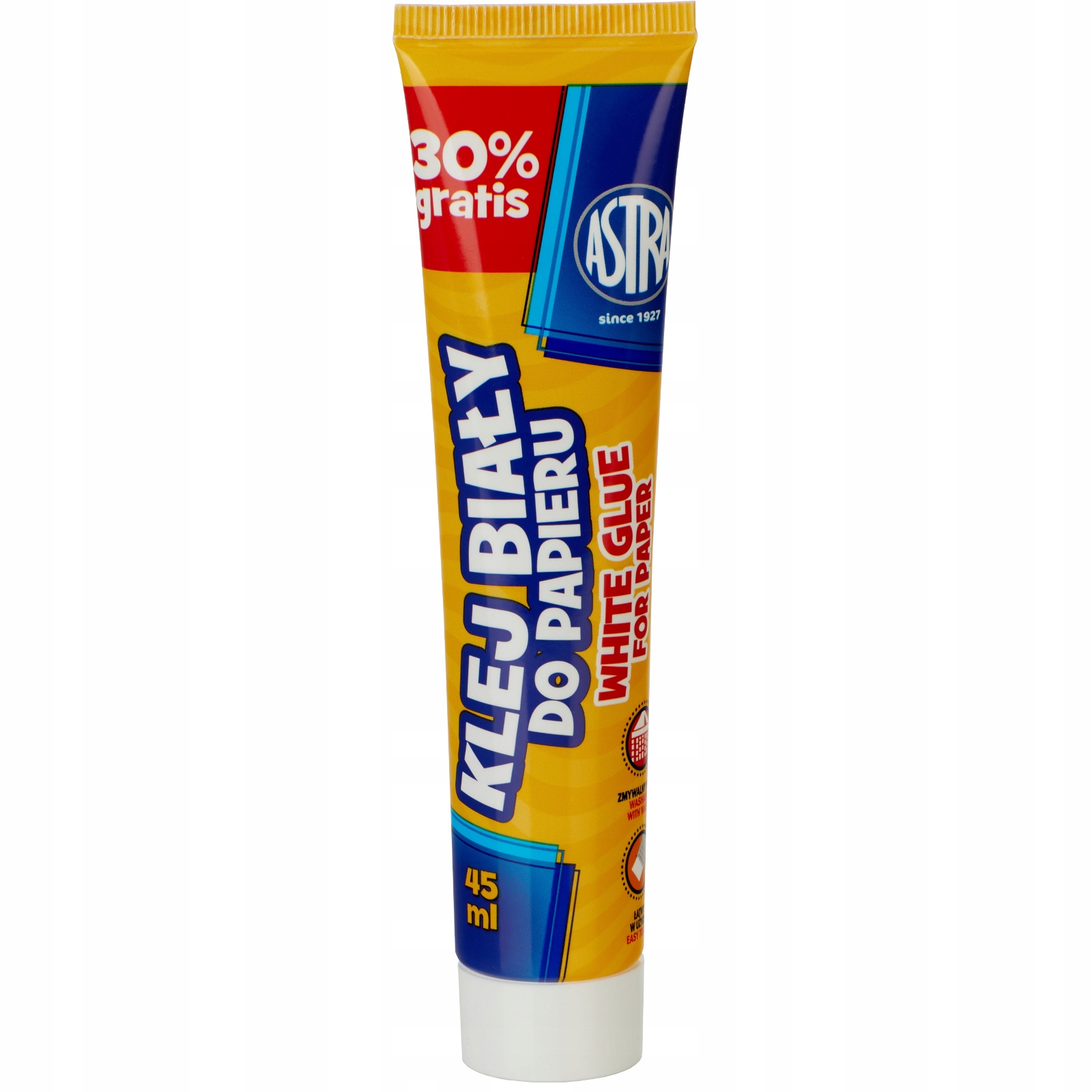 

Astra Klej Biały Do Papieru W Tubie szkolny 45ml