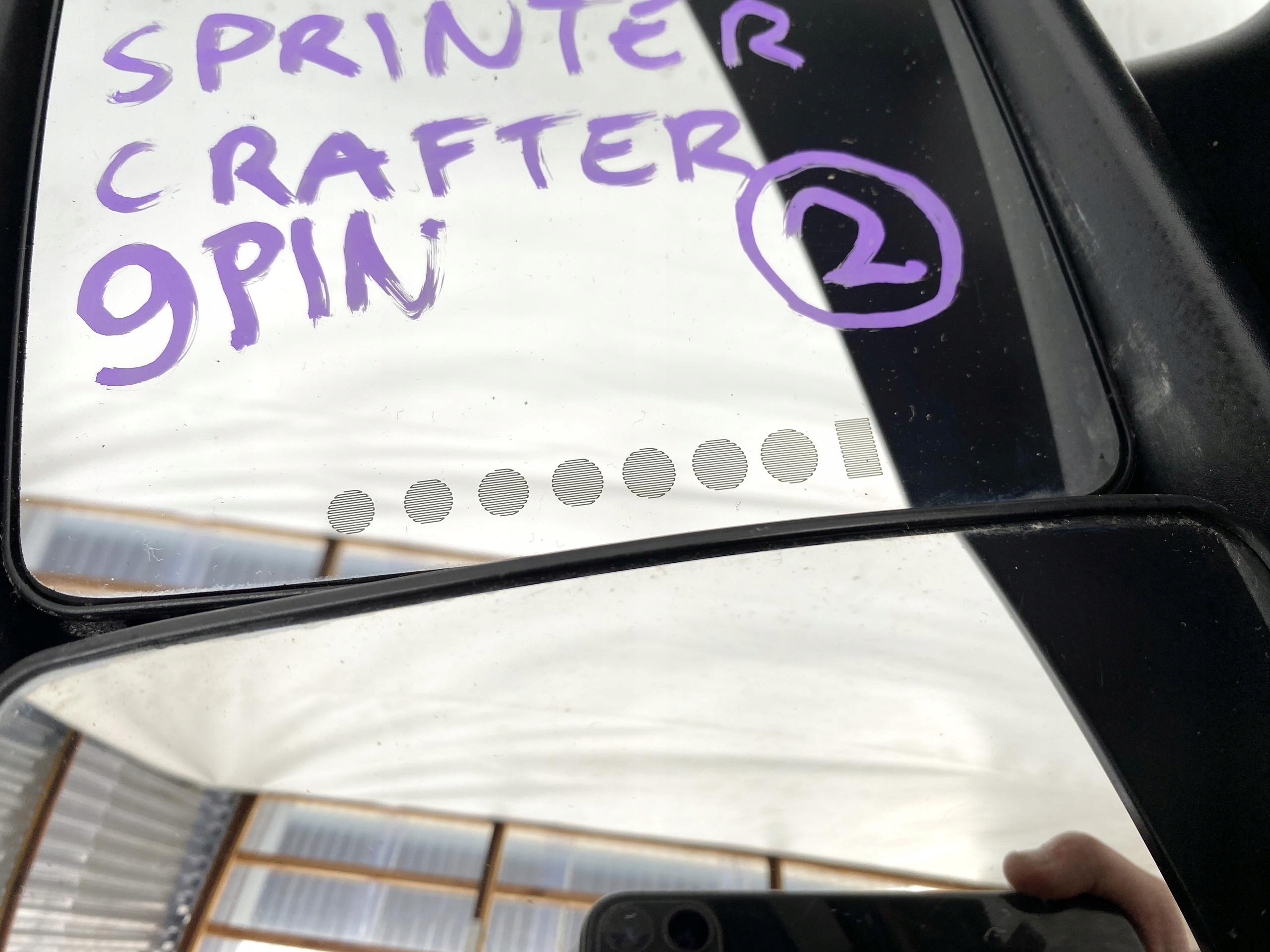 SPRINTER 906 VW CRAFTER 06- Spiegel links KROTKIE PDC