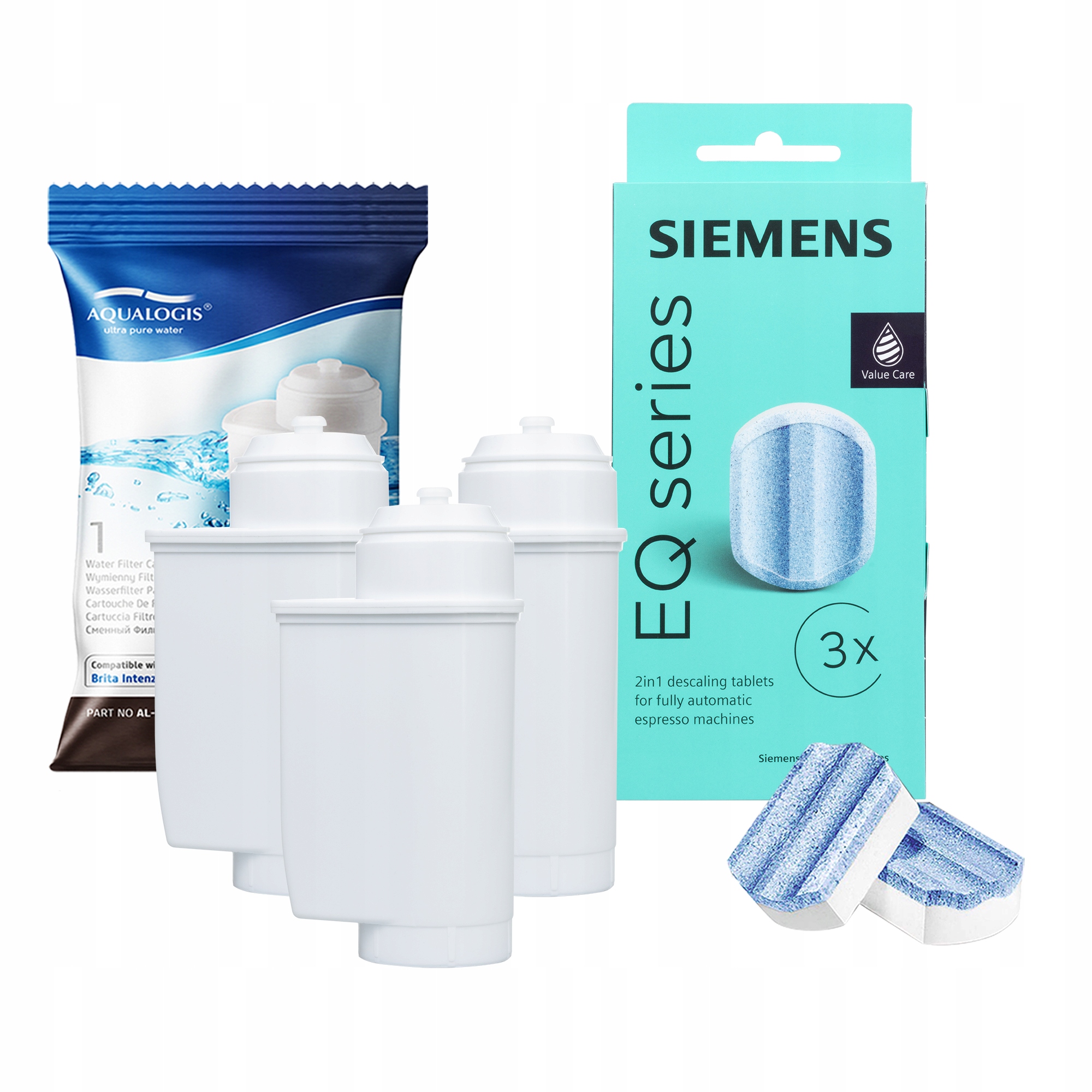 Odvápňovač Siemens TZ80002 3x filtr vody pro kávovar AL-Inte