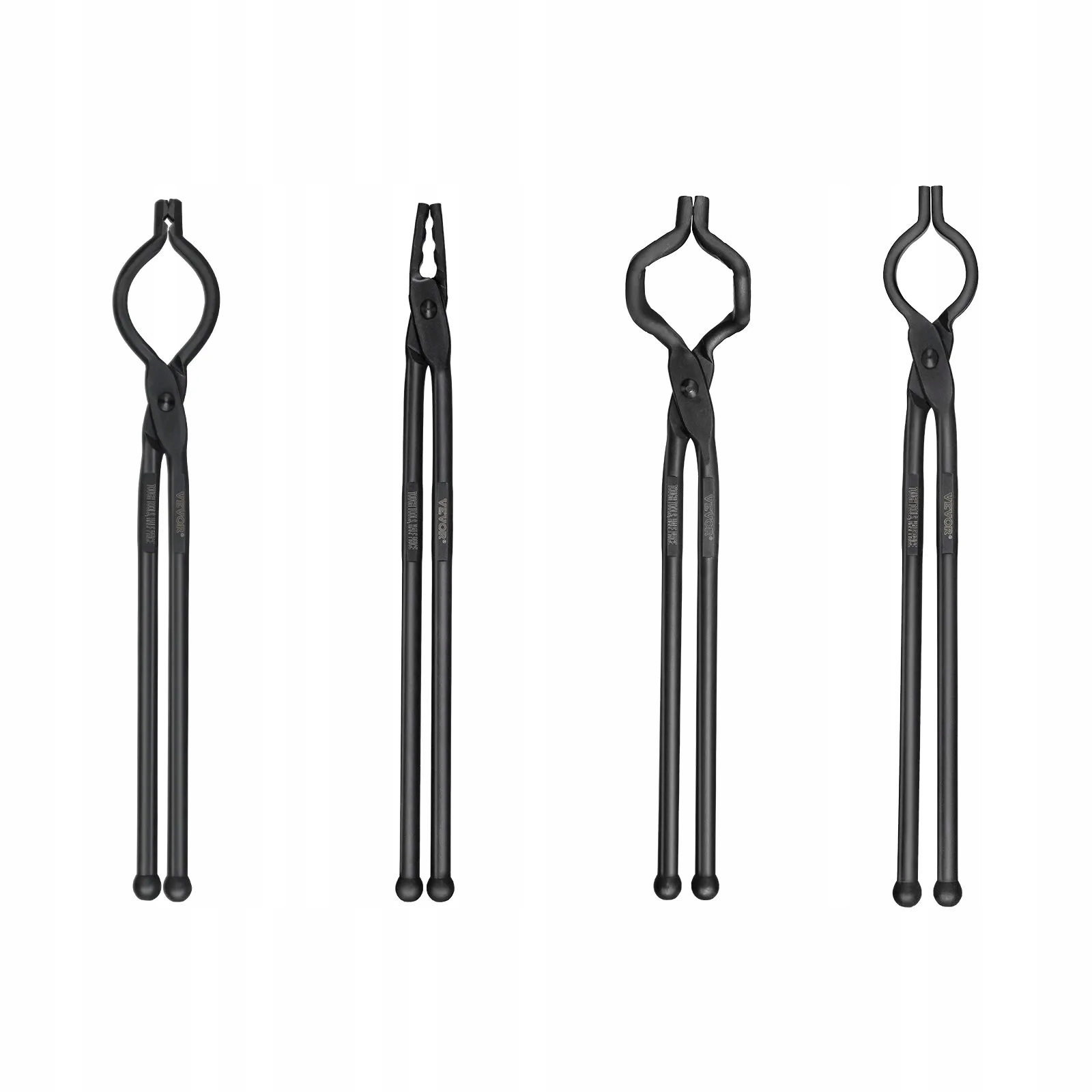 Kleszcze kowalskie zestaw 4 szt 45,7 cm stalowe V Bit Wolf Jaw do kuźni