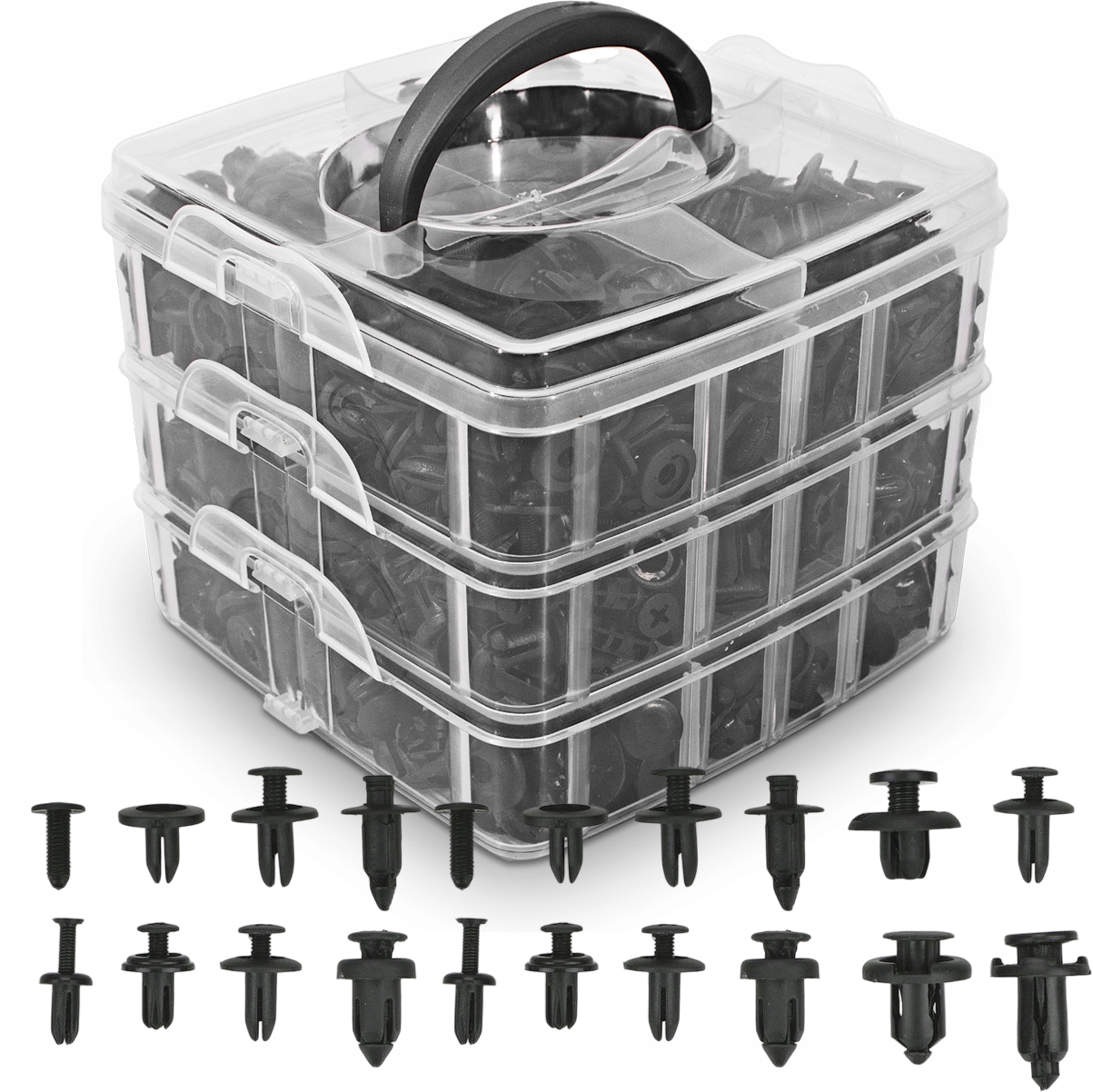 ZESTAW SPINEK SPINKI KOŁKI SAMOCHODOWE 620 SZT