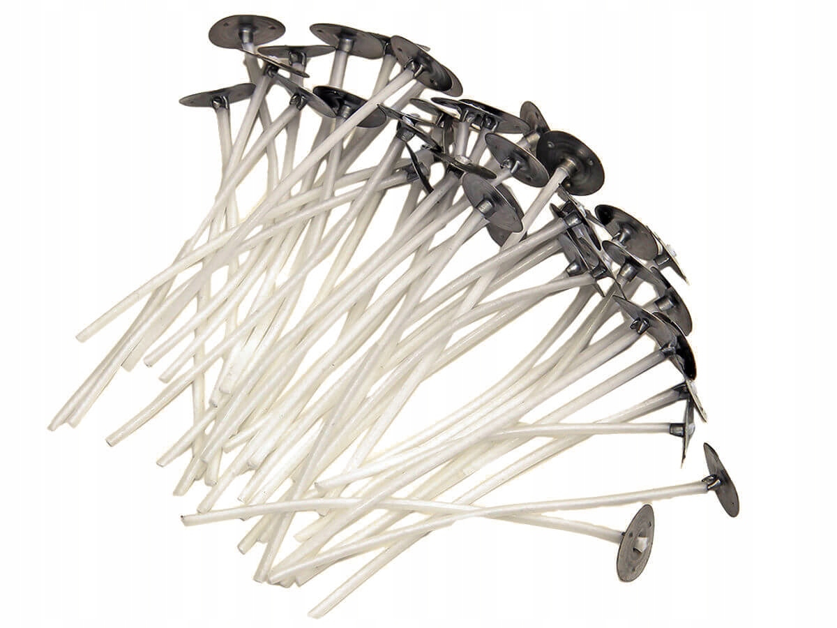

Knot knoty do świec z blaszką gotowe 14cm 120szt