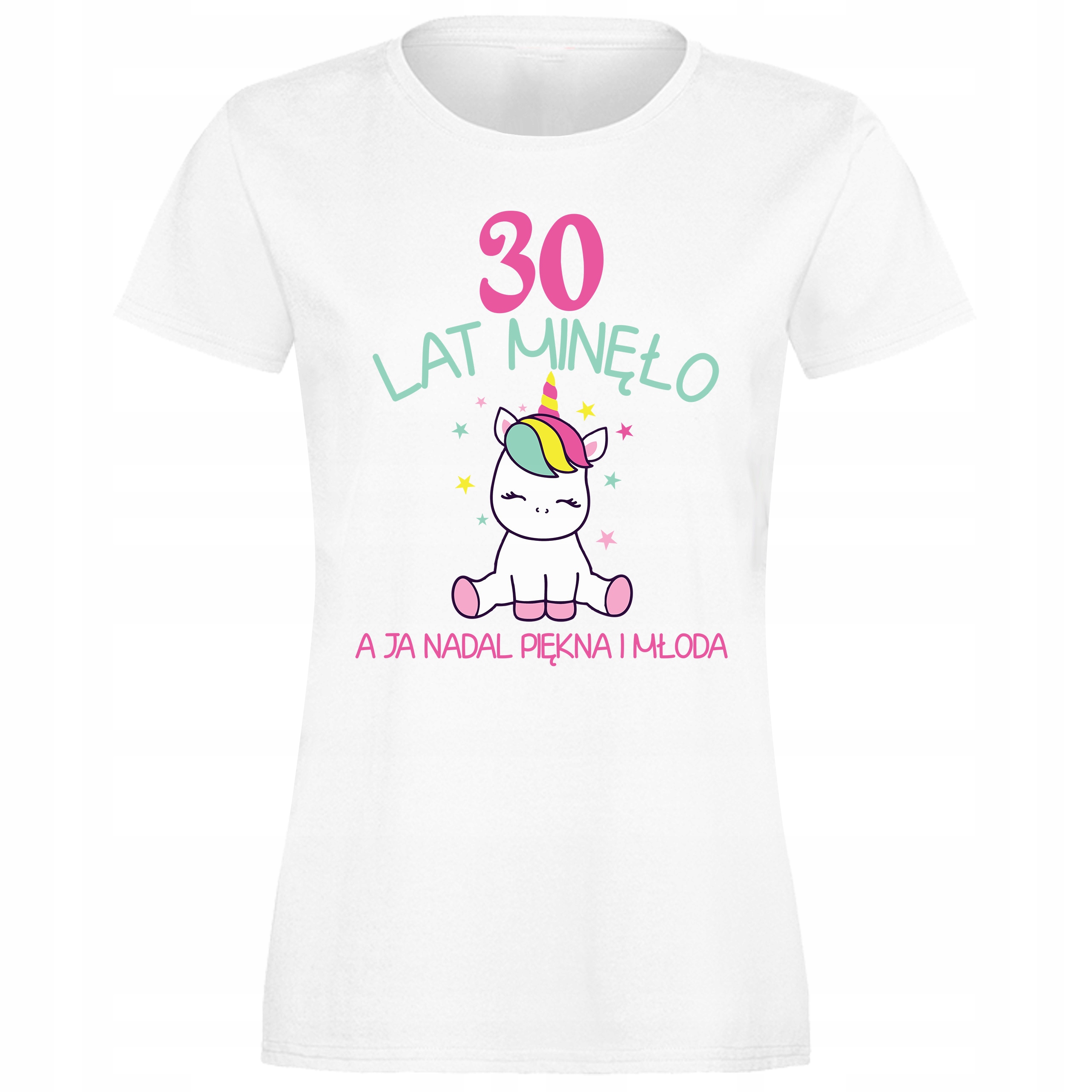 

Damska Koszulka Urodzinowa 20 30 40 50 60 Roz XXL