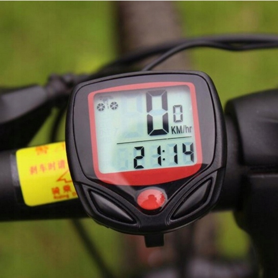 Licznik Rowerowy PRZEWODOWY WODOODPORNY LCD Roweru komputer 14 Funkcji Marka Inna marka