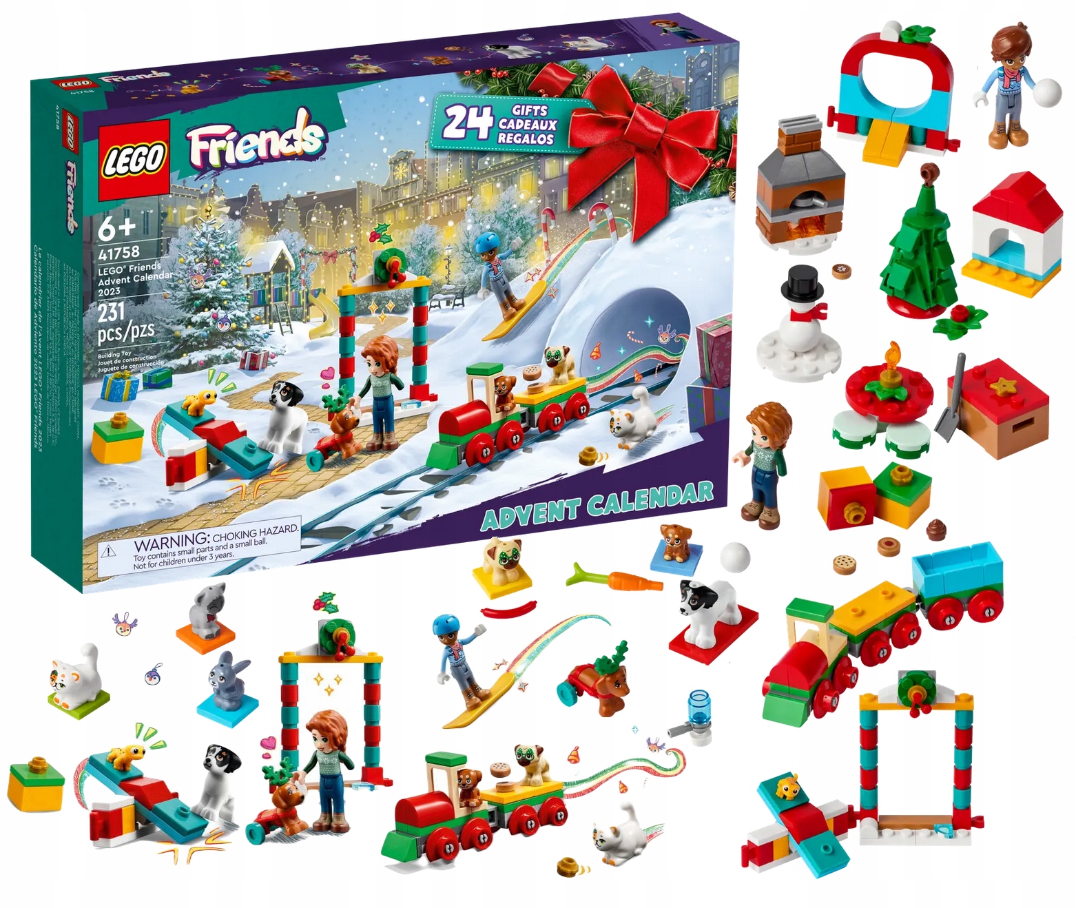 Lego Friends 41758 Kalendarz Adwentowy Na Święta Na Mikołaja