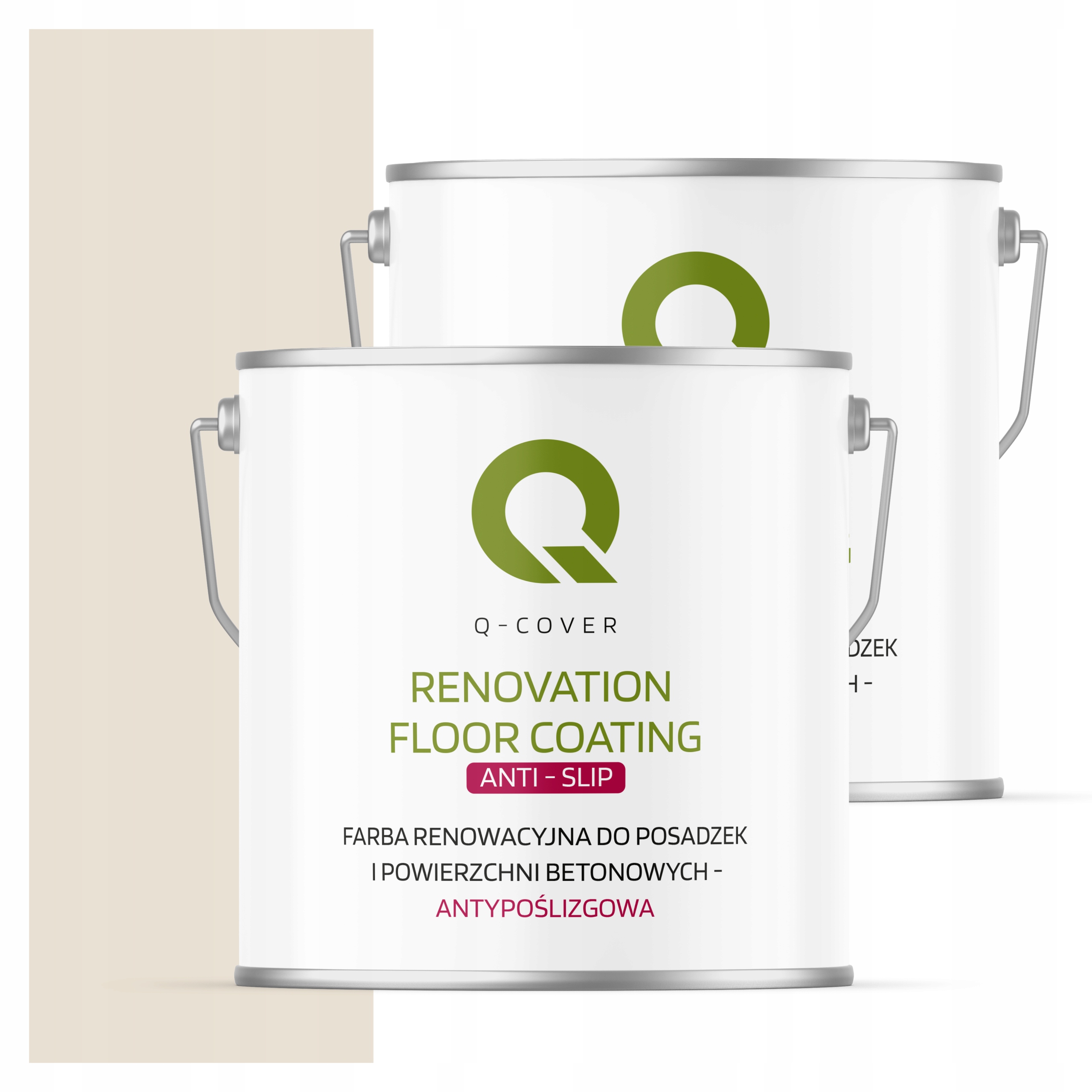 Farba na betón Protišmyková Renovačná 5L Farba Krémová Ral 9001 Matná