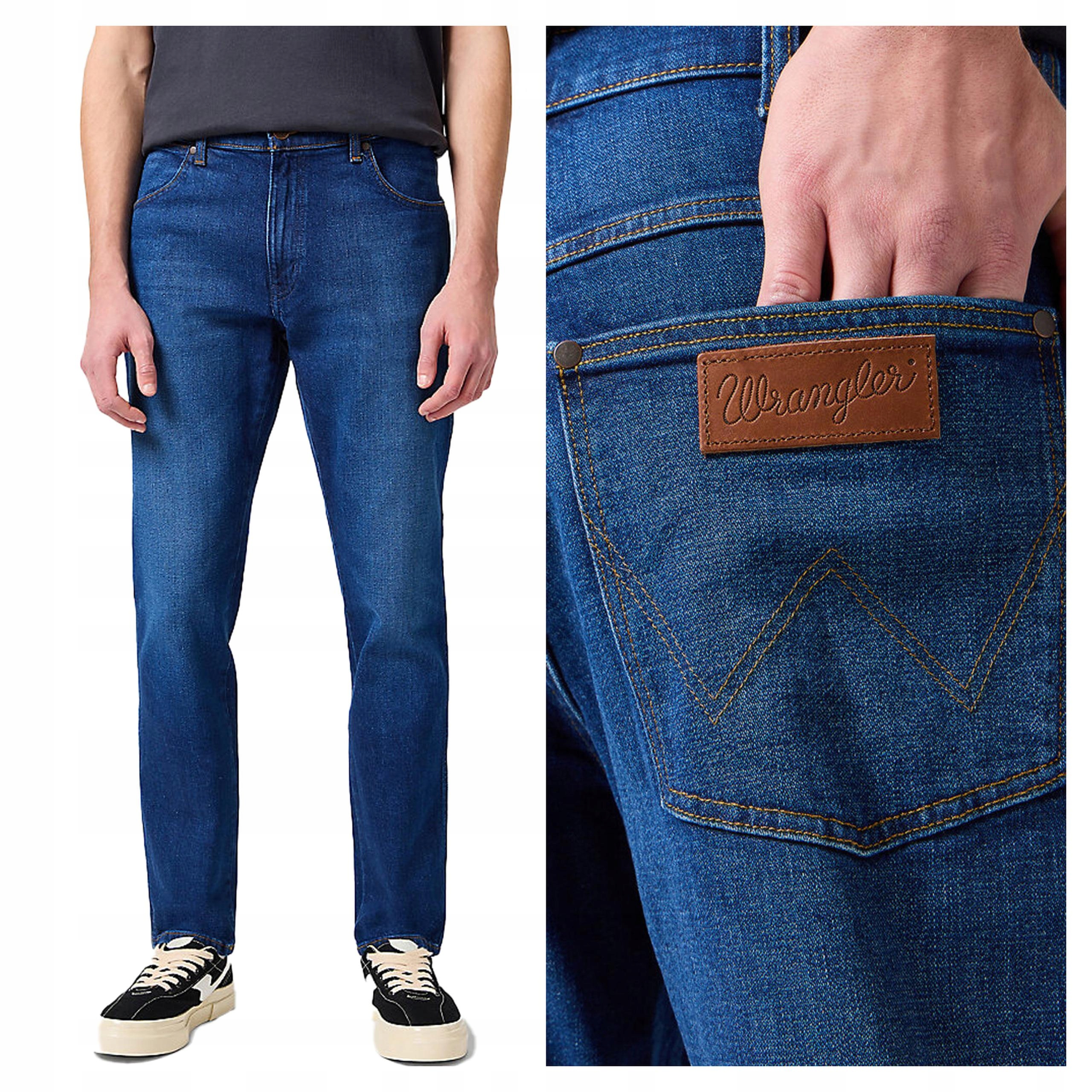 Wrangler River Far Away Pánské džíny Jednoduché Klasické W32 L34