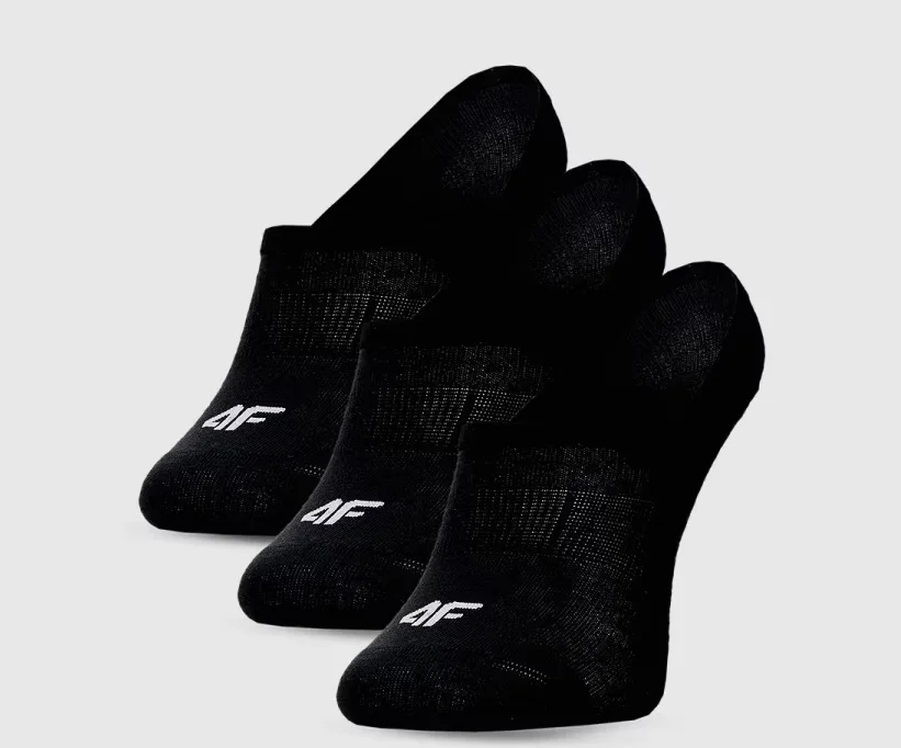 Skarpetki 4F czarne stopki 3-pack