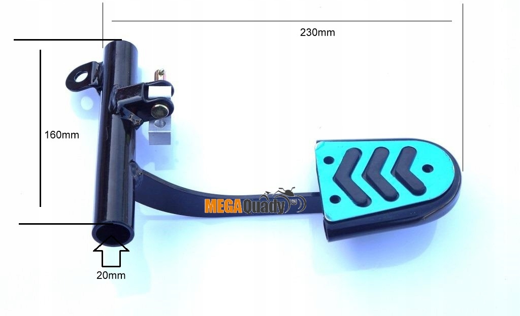 PEDAŁ HAMULCA BUGGY GOKART 125 cc / 150cc Producent części Bashan