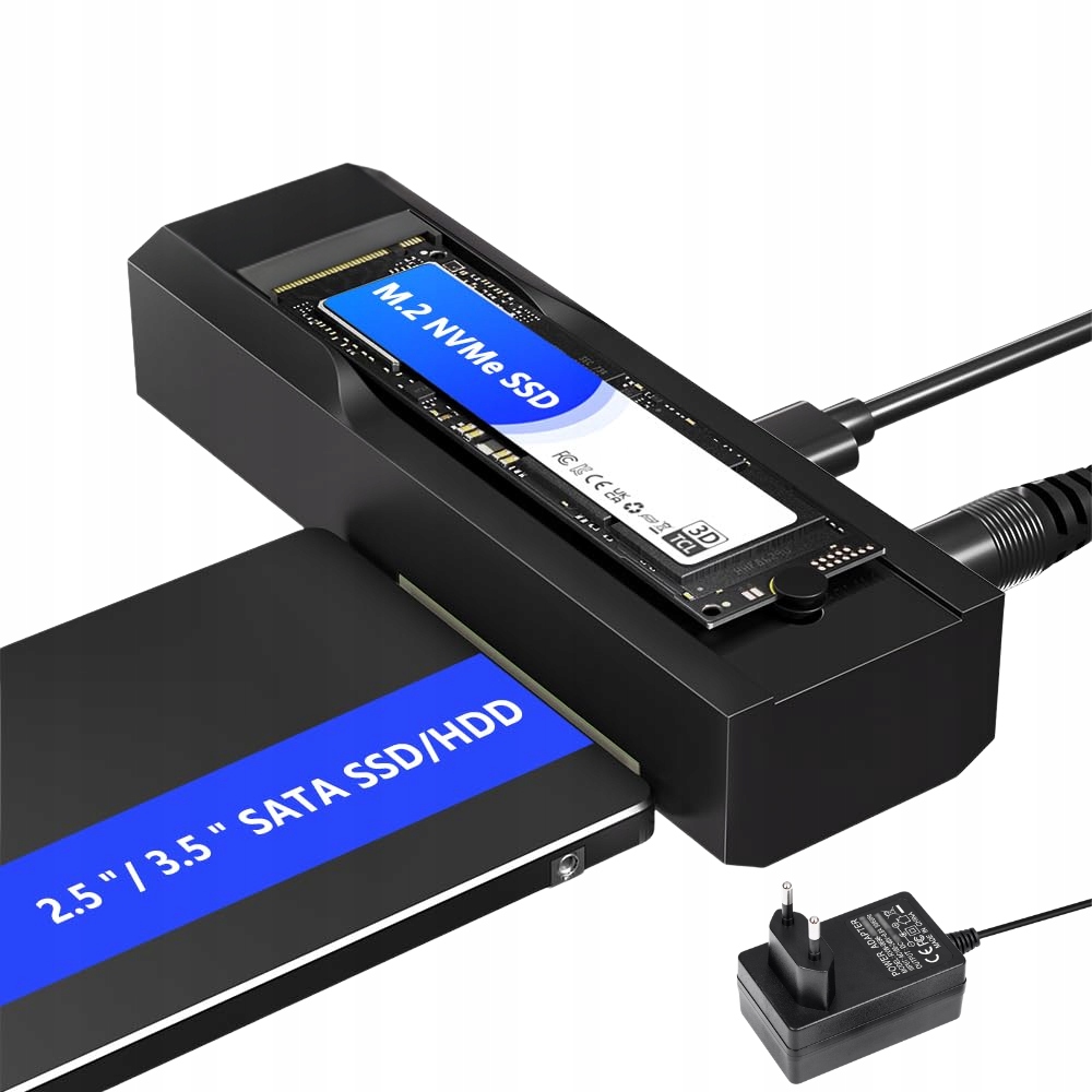 Externí box M.2 NVMe na 2.5/3.5 Hdd Offline klonování Nvme 2.5 3.5 Hdd adaptéry
