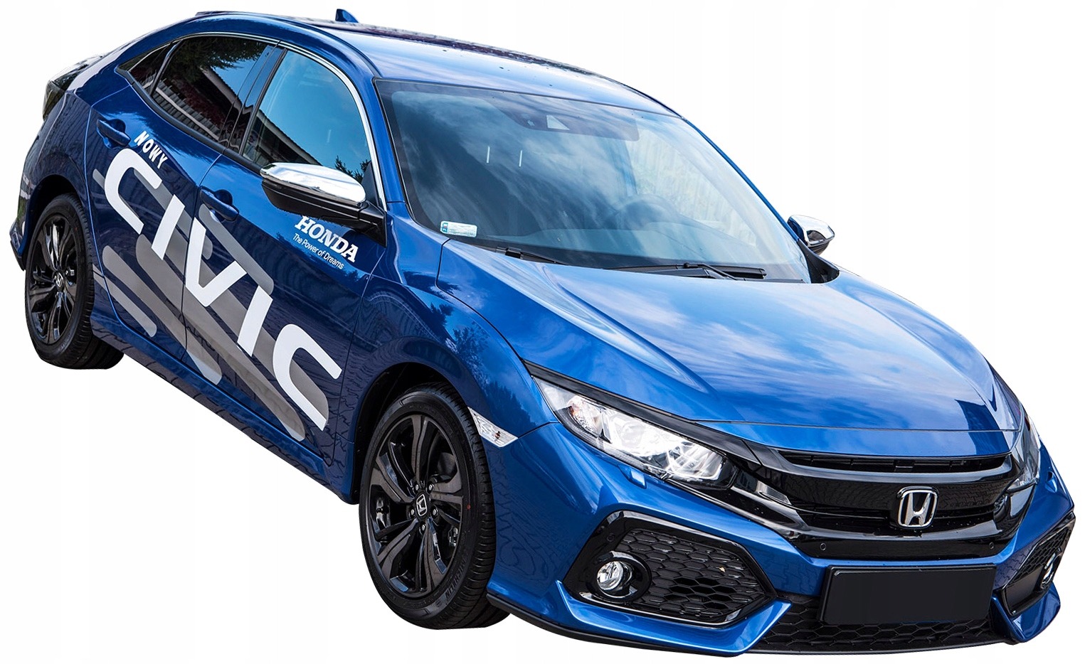 HONDA CIVIC X 2016+ НАКЛАДКИ НА ЗЕРКАЛА