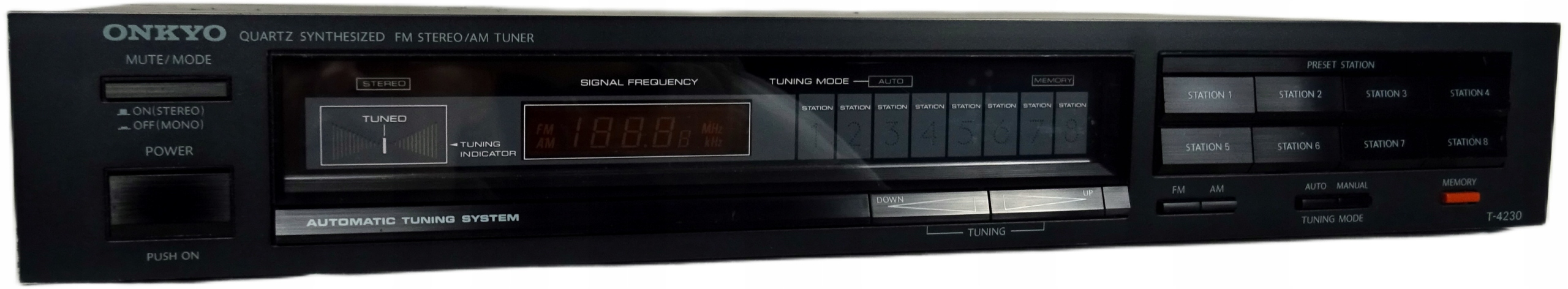 Tuner Onkyo T-4230 Quartz Synthesized | Made in Japan | SPRAWNY Model 4230